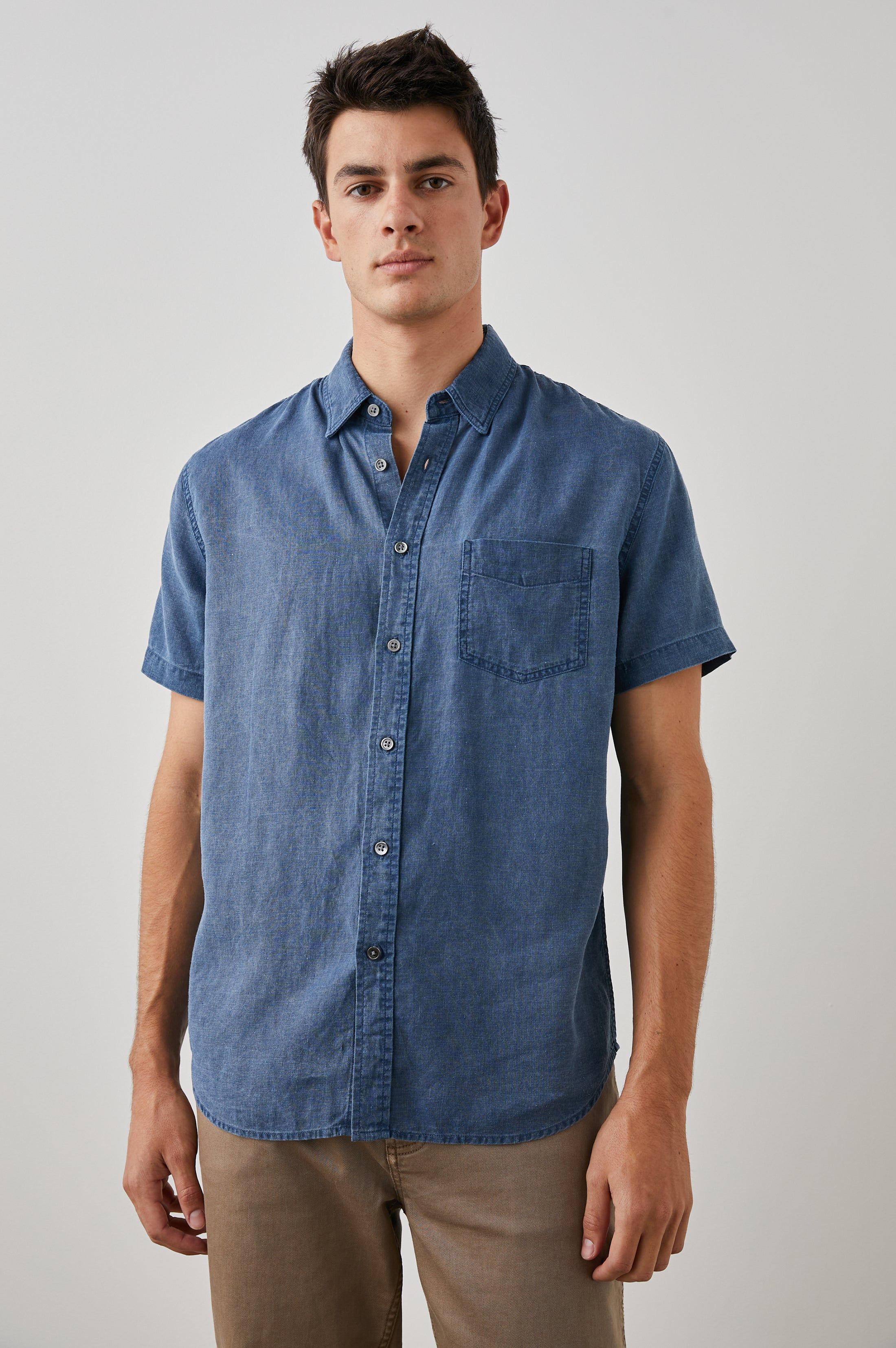 PAROS SHIRT - LAPIS sold by Rails