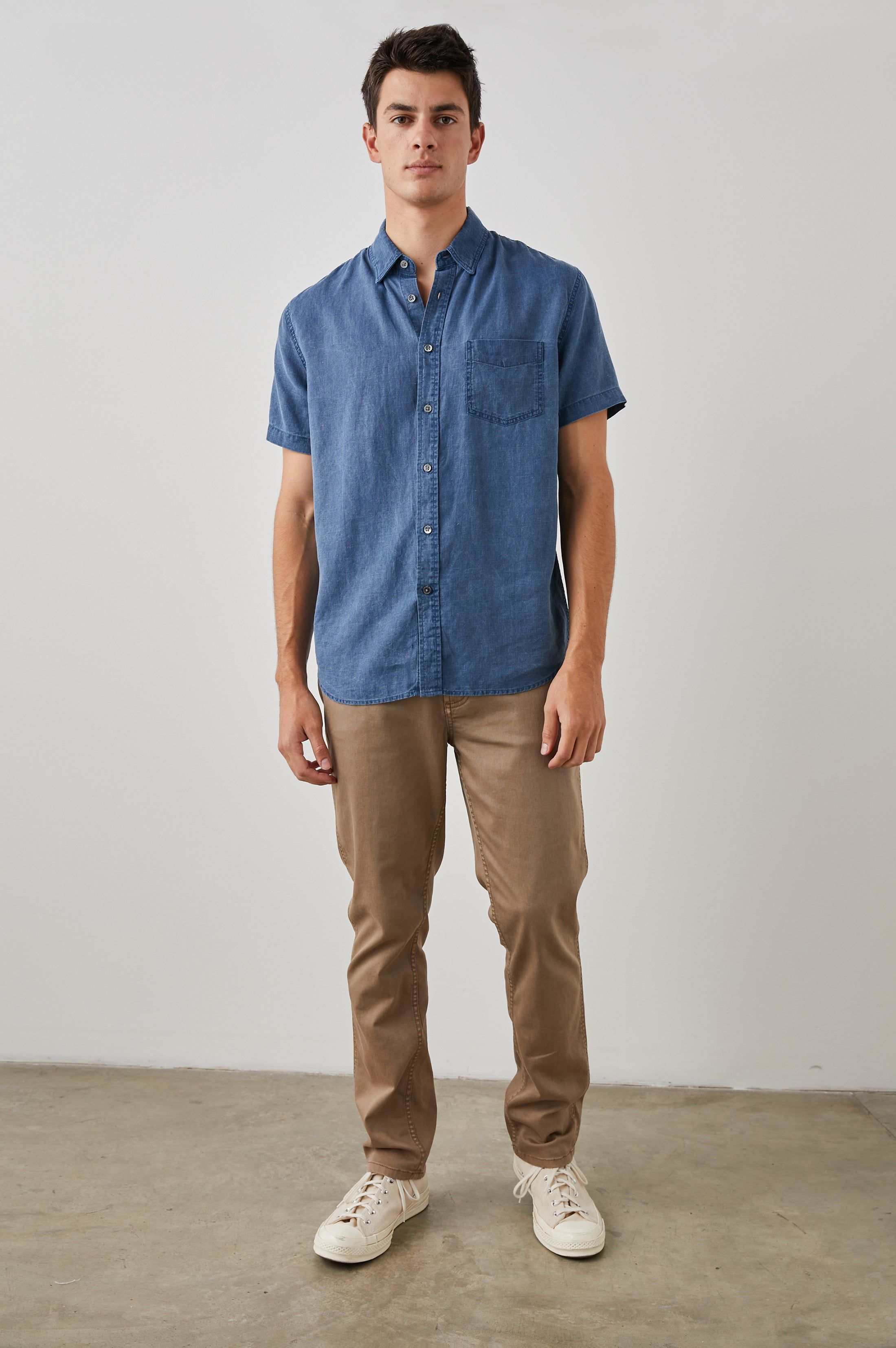 PAROS SHIRT - LAPIS sold by Rails product image thumbnail 3