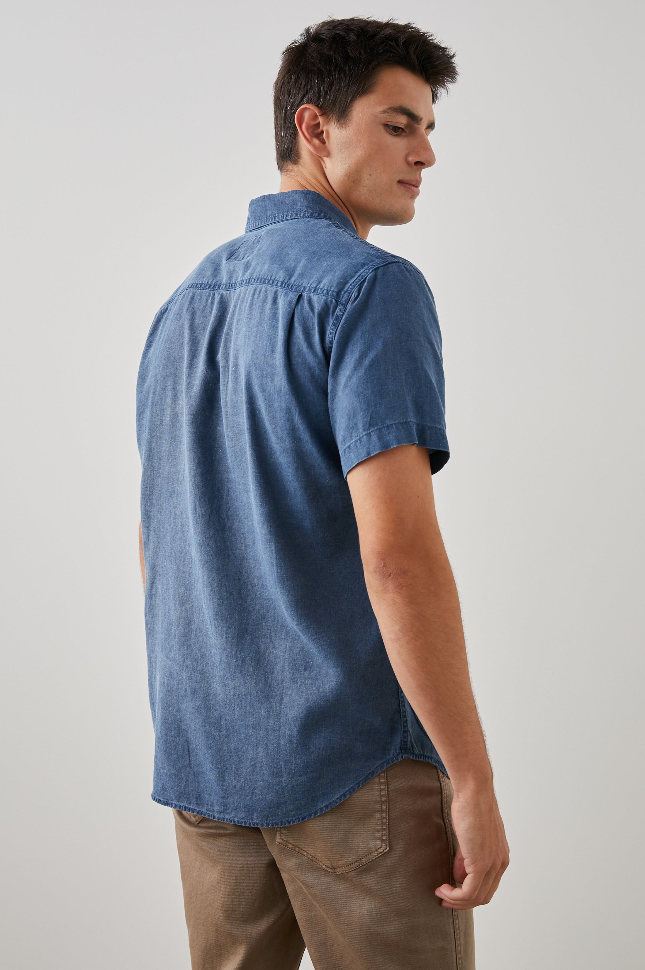 PAROS SHIRT - LAPIS sold by Rails product image thumbnail 5