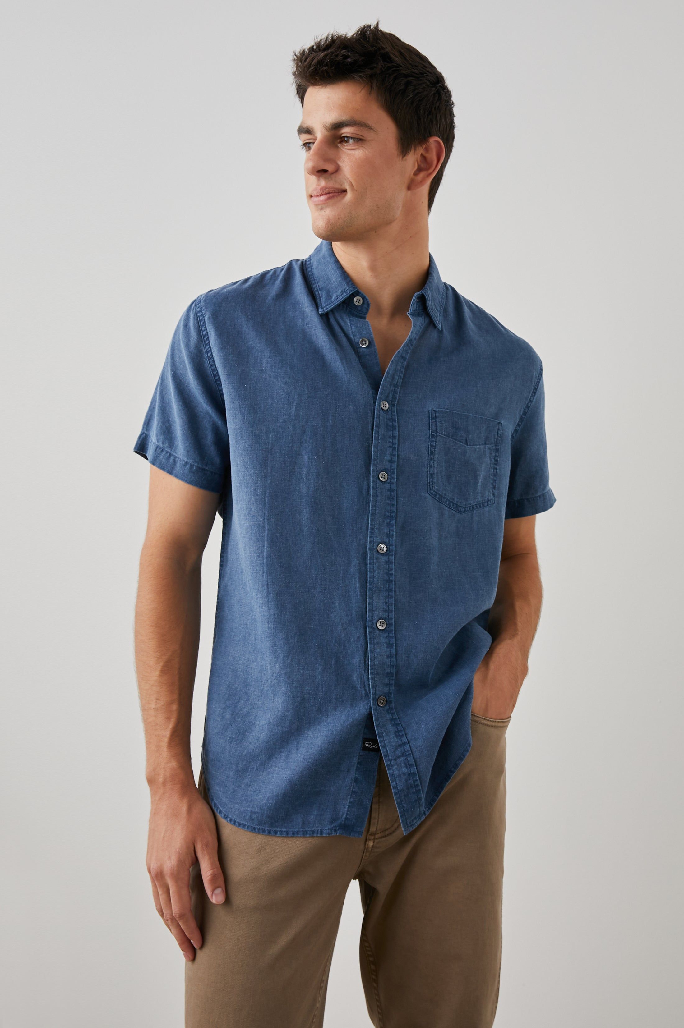 PAROS SHIRT - LAPIS sold by Rails product image thumbnail 4