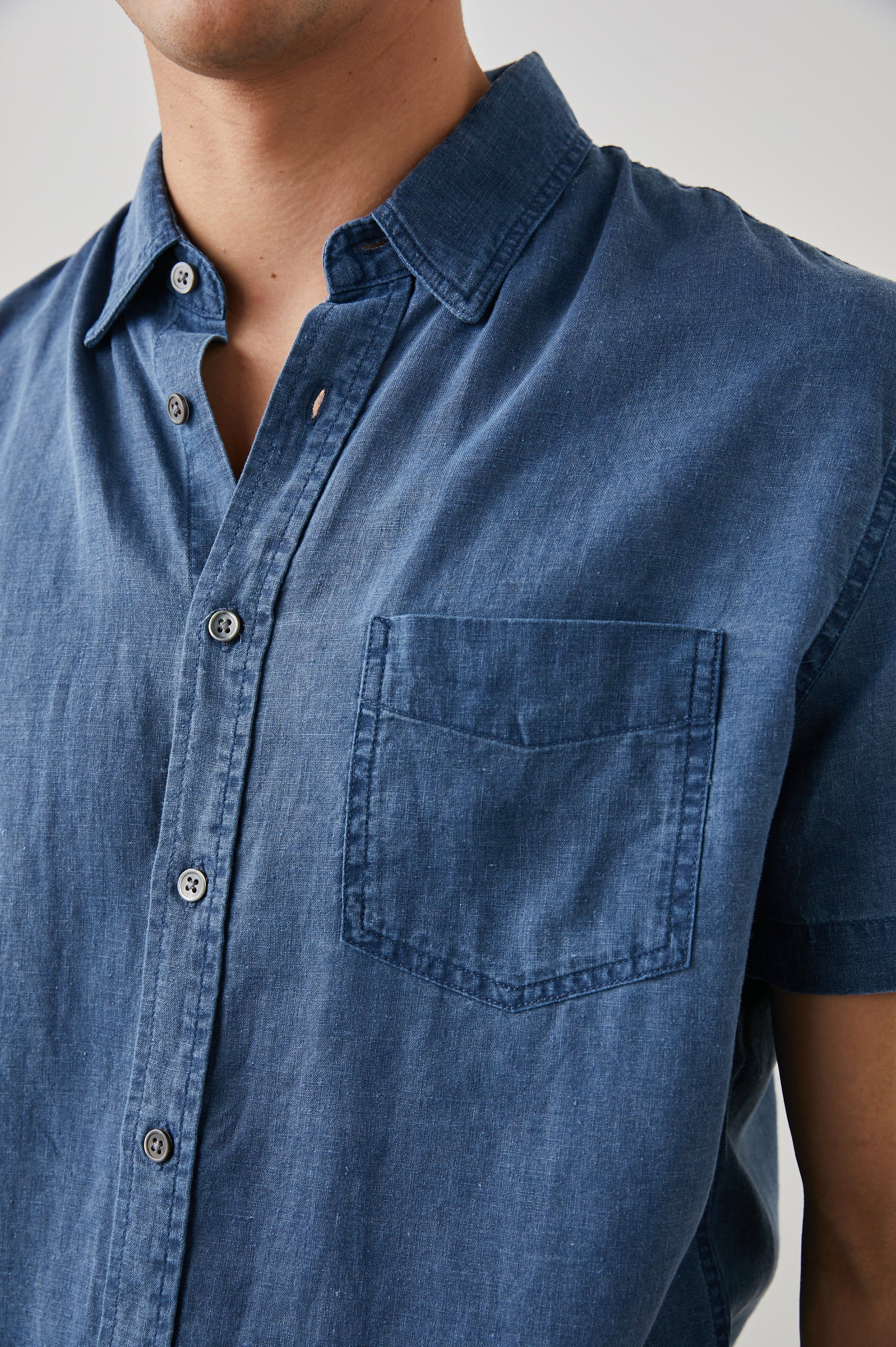 PAROS SHIRT - LAPIS sold by Rails product image thumbnail 2