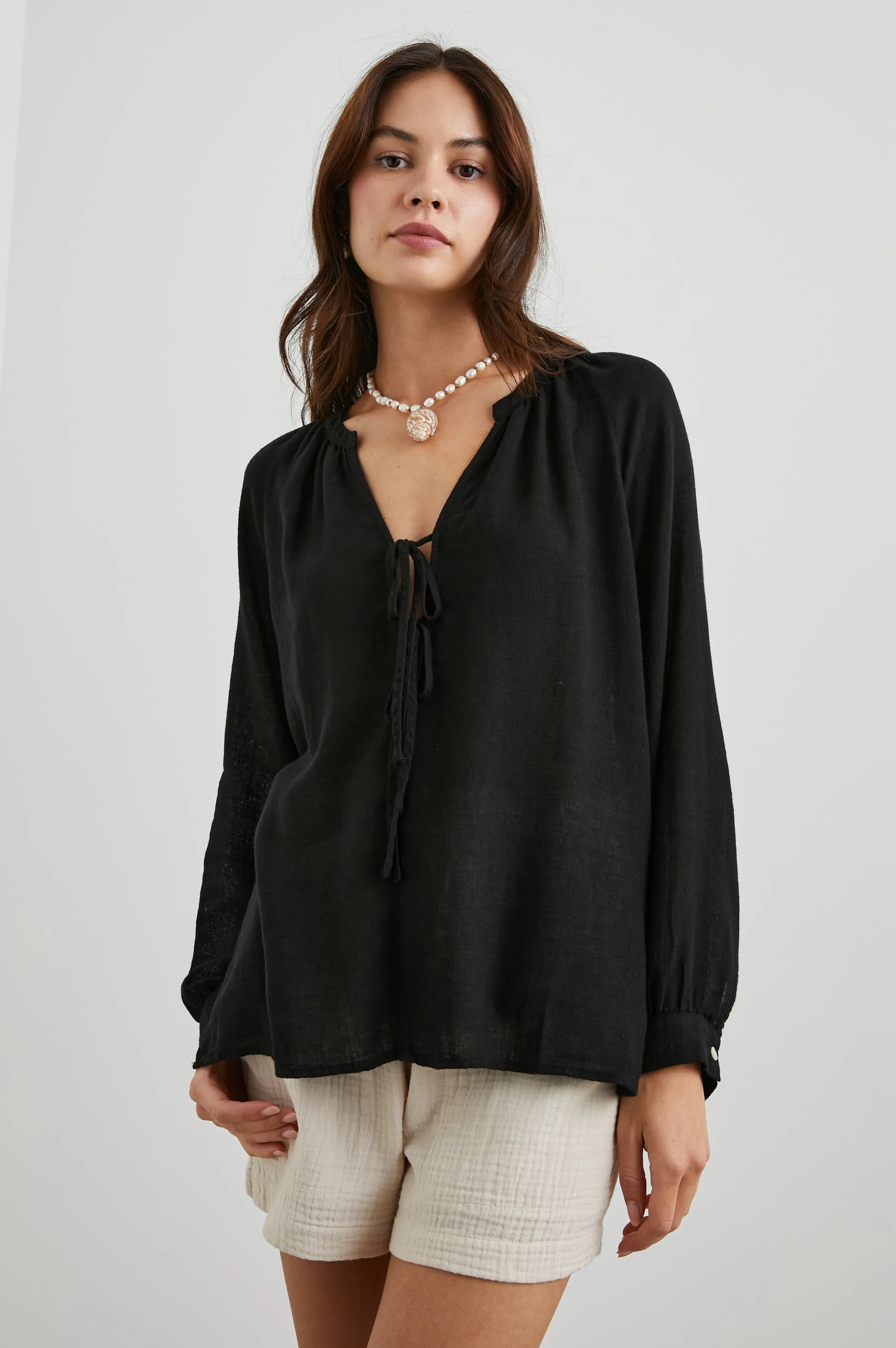 BRIELLE TOP - Black sold by Rails