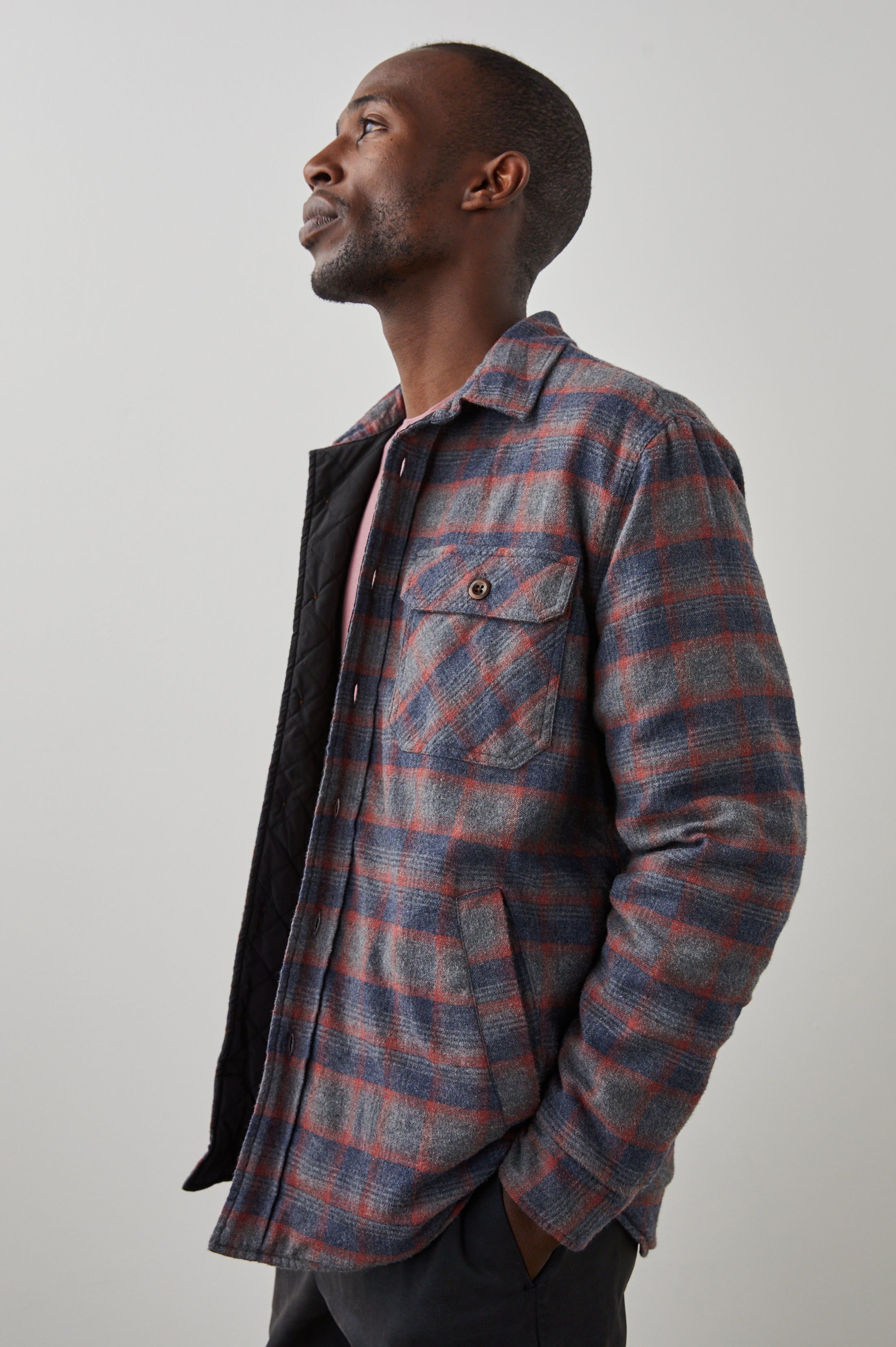 WORTHING JACKET - MIDNIGHT HARVEST HEATHER sold by Rails product image thumbnail 4