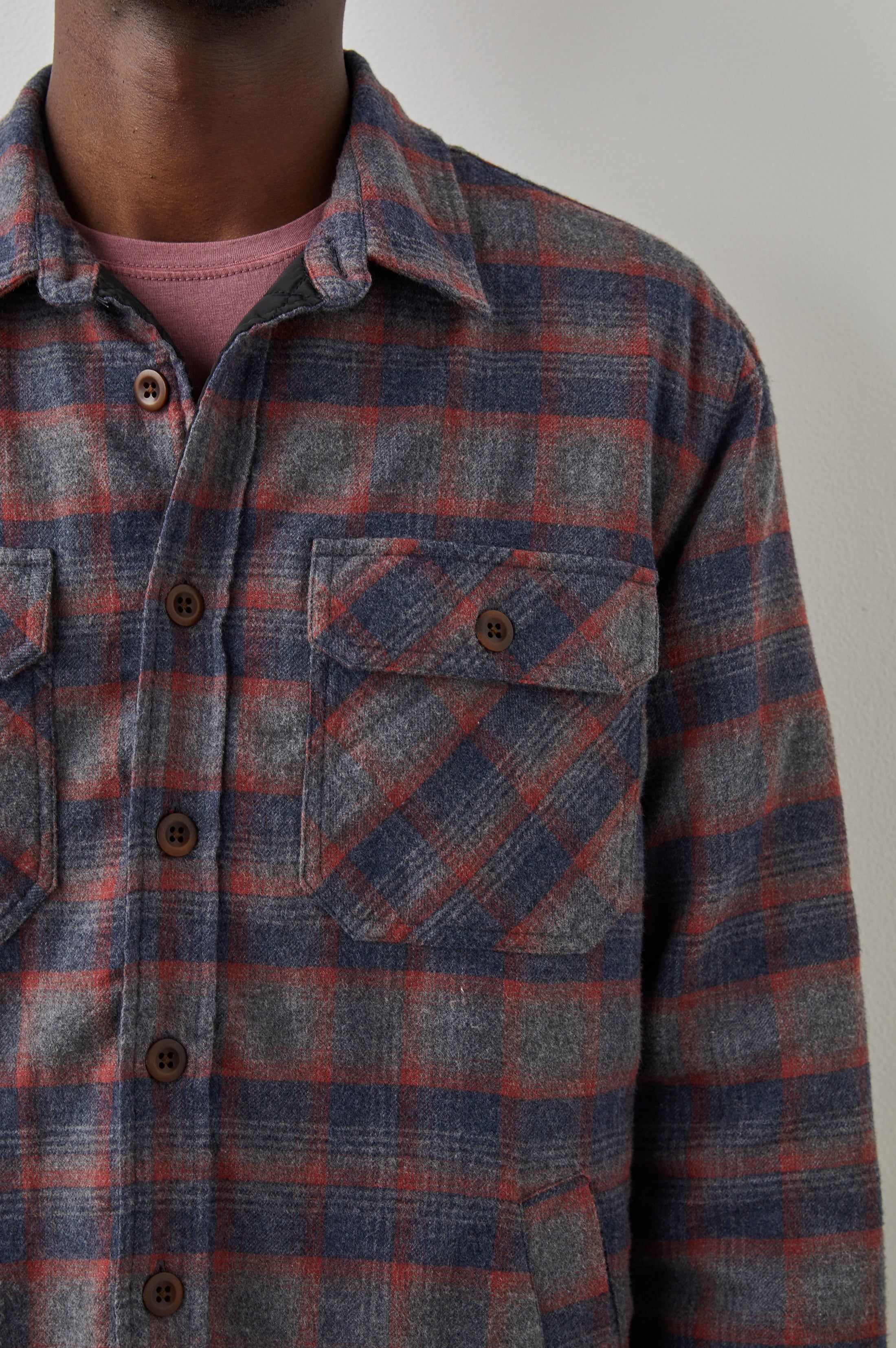 WORTHING JACKET - MIDNIGHT HARVEST HEATHER sold by Rails product image thumbnail 2