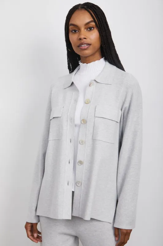CAMRYN SWEATER - LIGHT HEATHER GREY sold by Rails