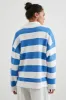PARKER SWEATSHIRT - OCEAN RUGBY STRIPE sold by Rails