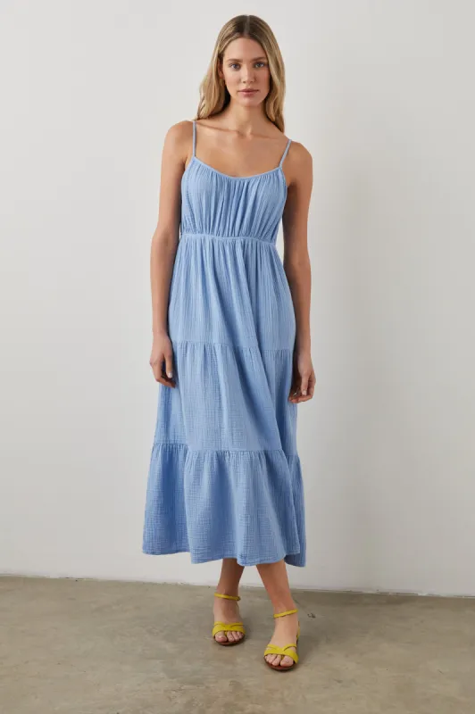 BLAKELY DRESS - VISTA BLUE sold by Rails