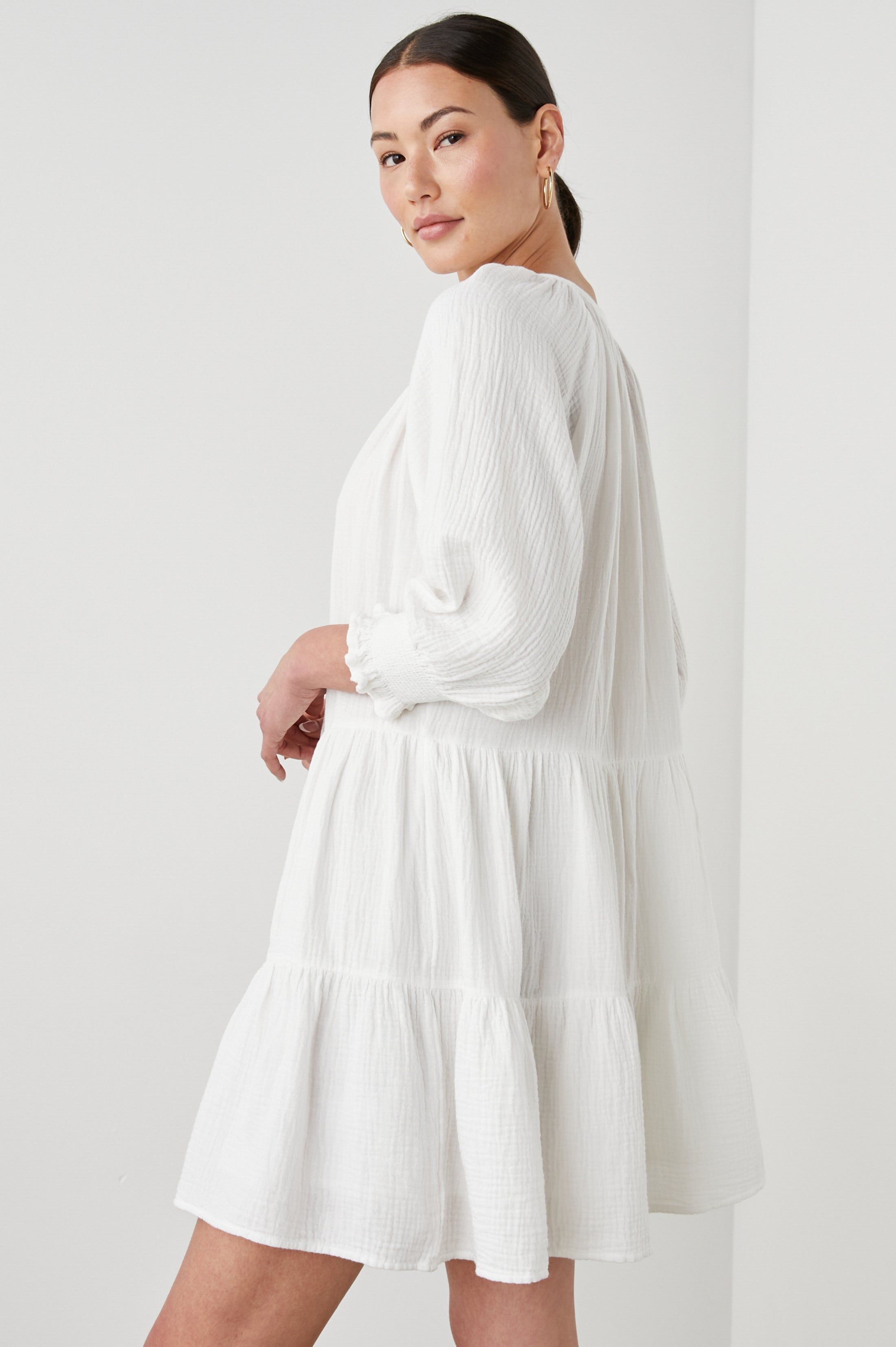 SIA DRESS - WHITE sold by Rails product image thumbnail 4