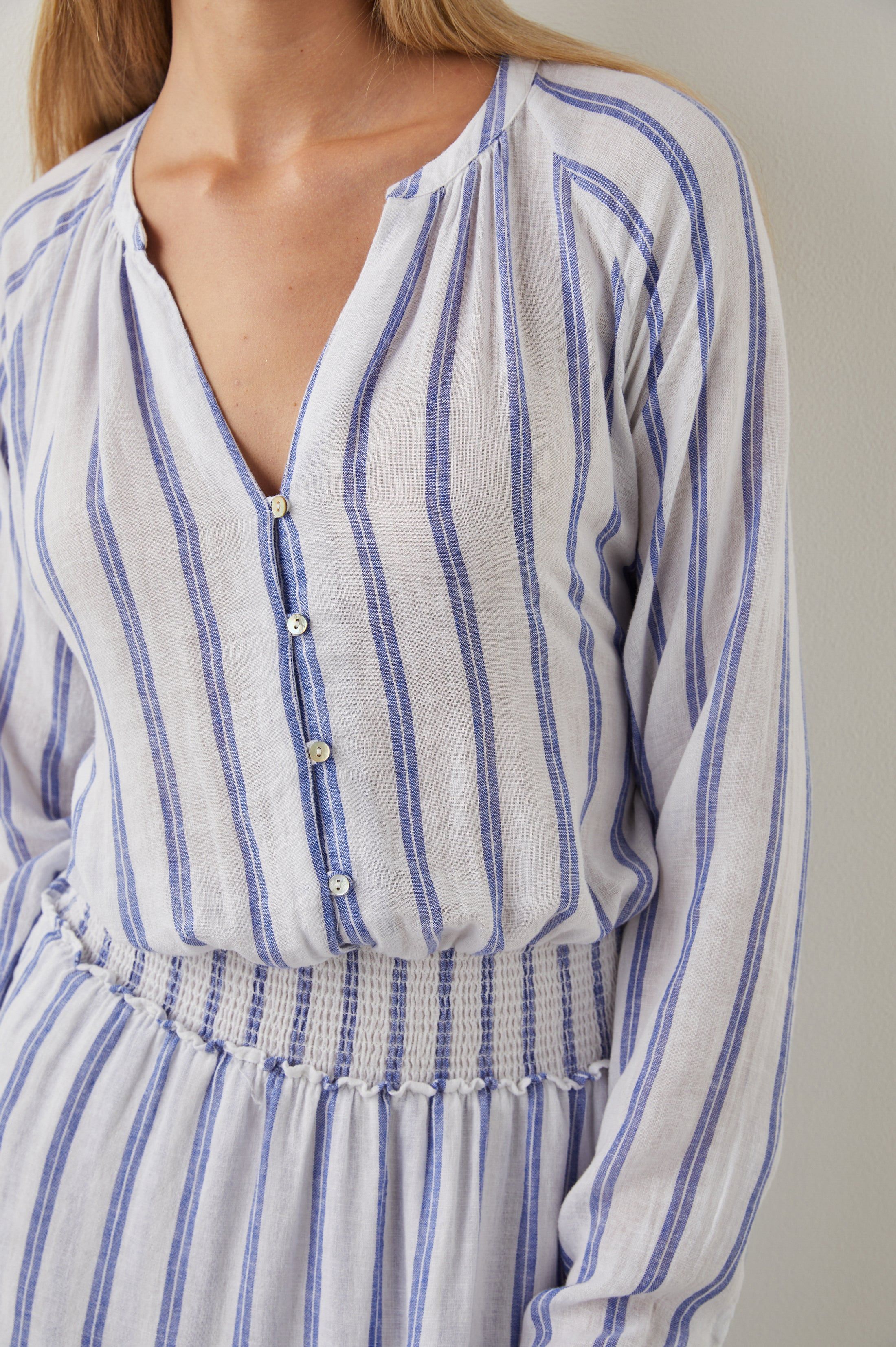 JASMINE DRESS - VILLA STRIPE sold by Rails product image thumbnail 2