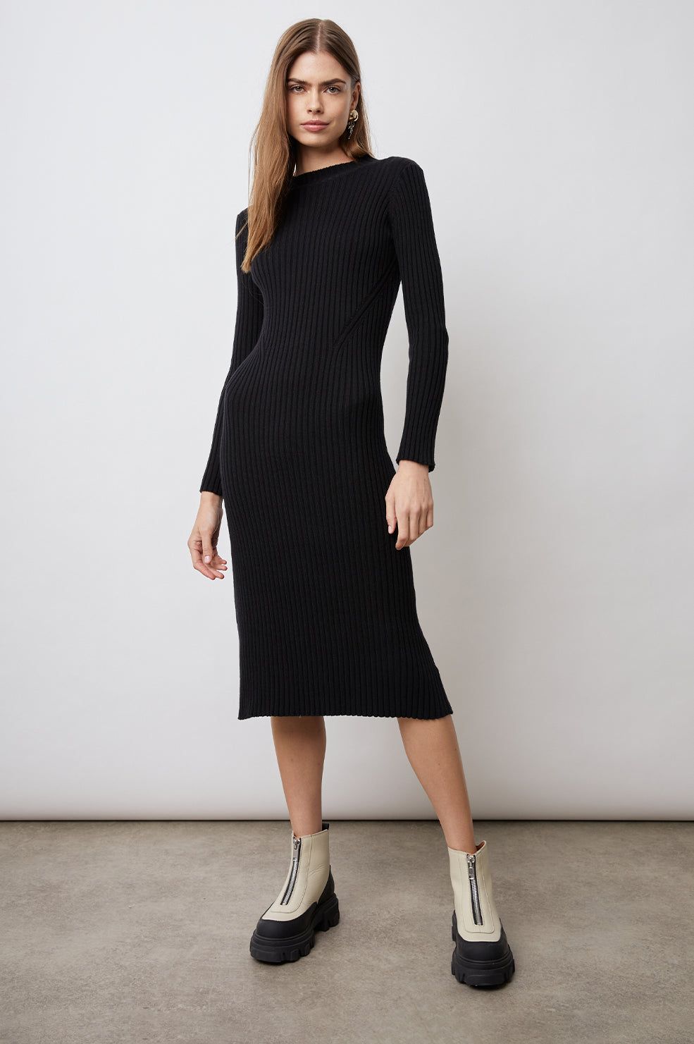 NELLIE DRESS - BLACK sold by Rails