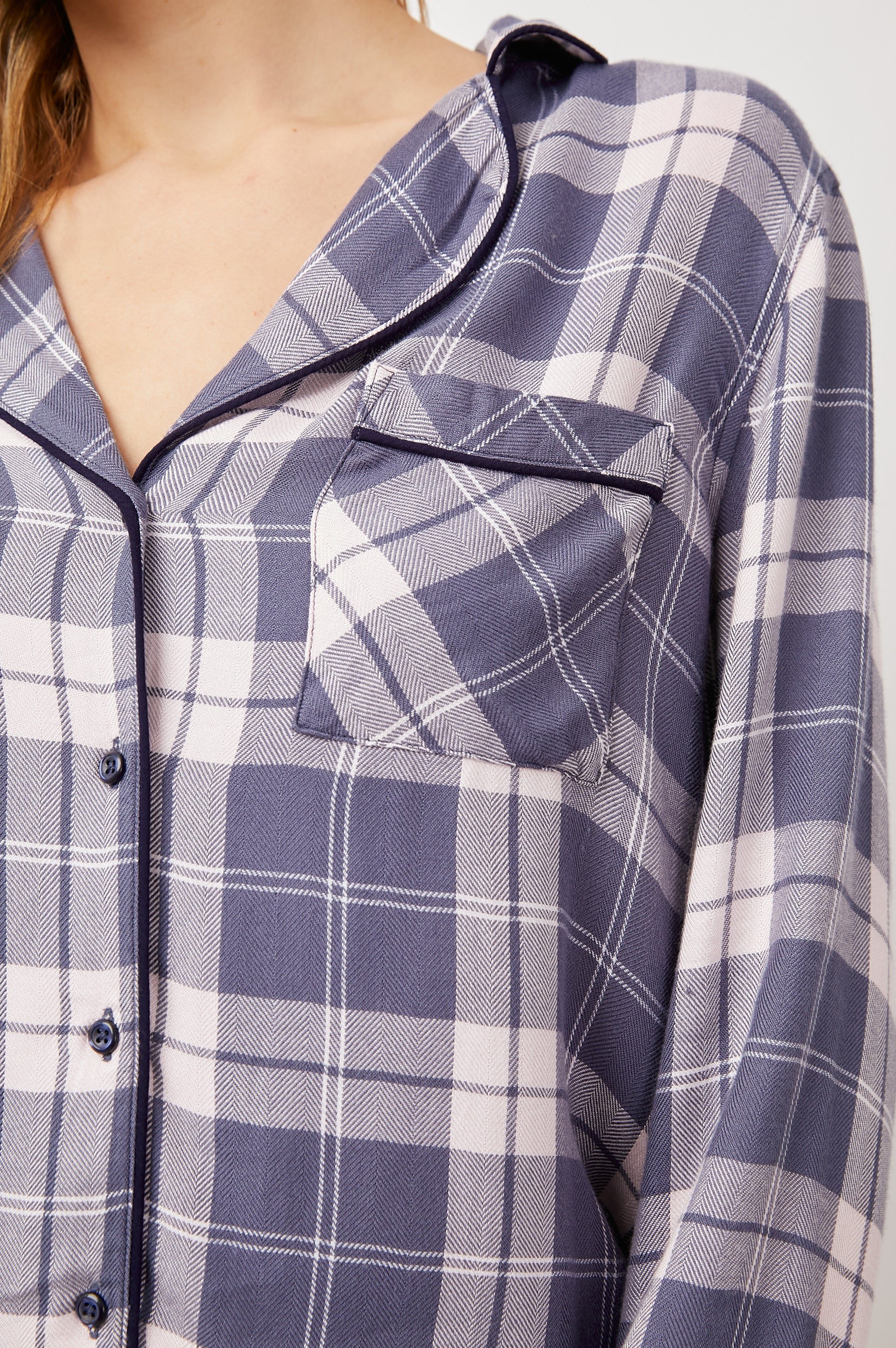 KELLEN PAJAMA SET - AZUREL ROSE sold by Rails product image thumbnail 2