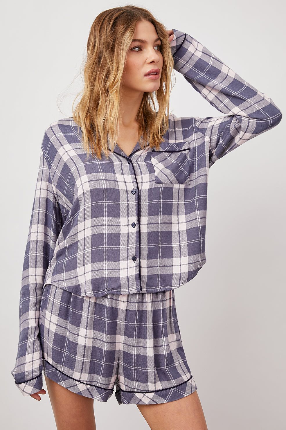 KELLEN PAJAMA SET - AZUREL ROSE sold by Rails