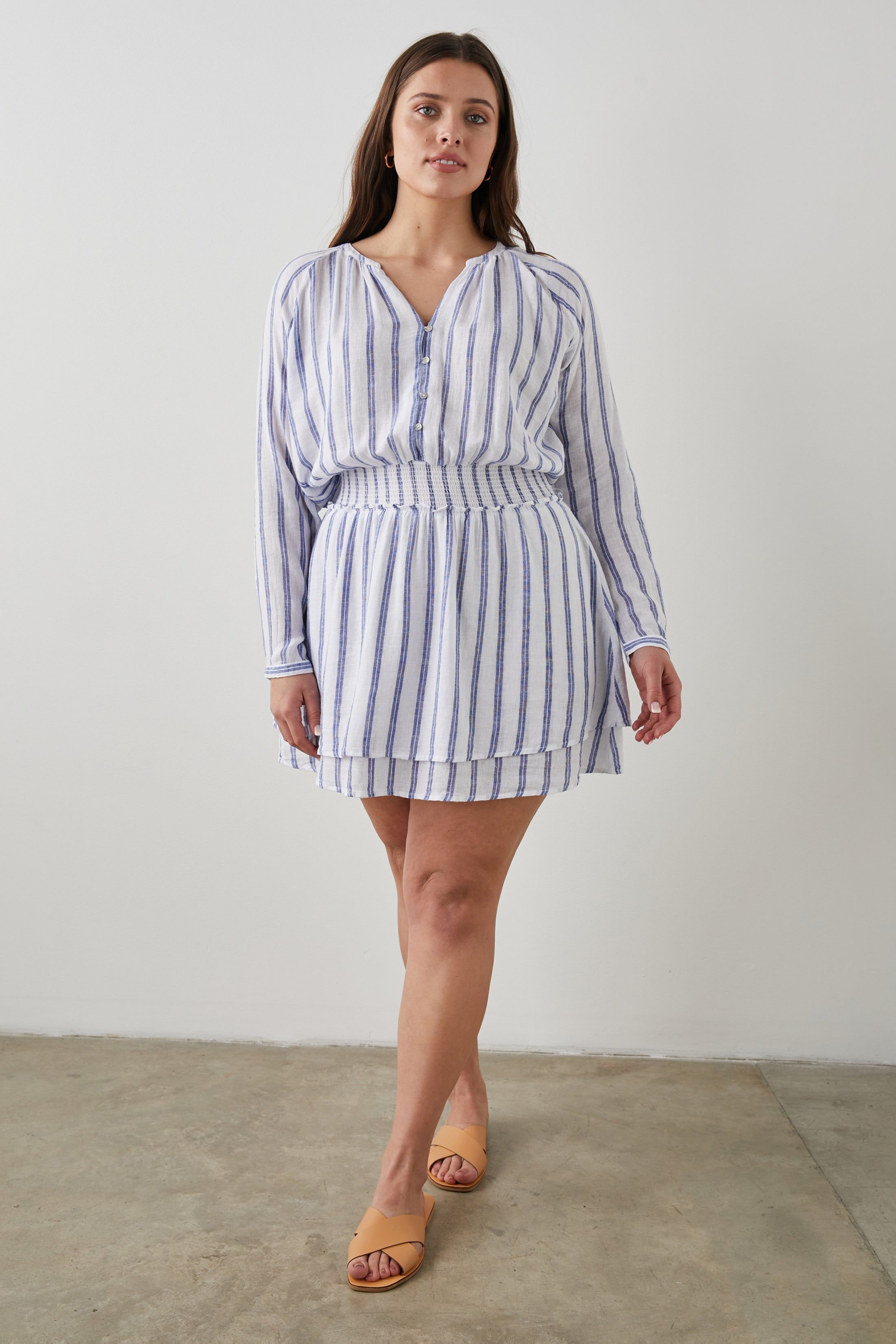 JASMINE DRESS - VILLA STRIPE sold by Rails product image thumbnail 7