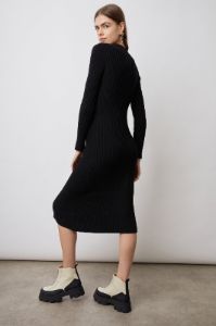 NELLIE DRESS - BLACK sold by Rails