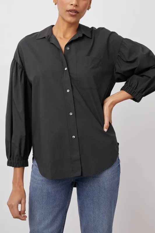 WINNIE TOP - BLACK sold by Rails