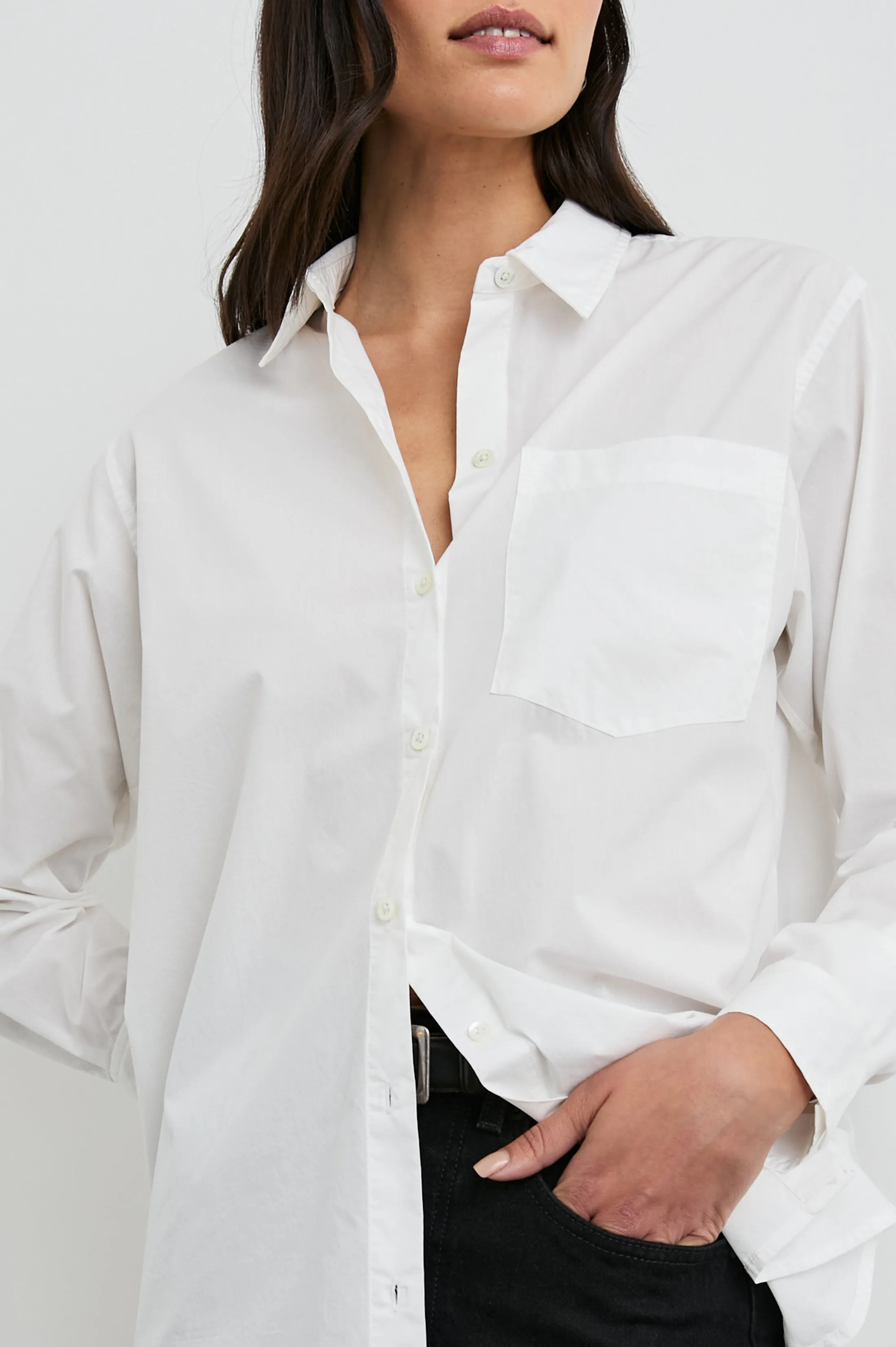 ELSA SHIRT - WHITE sold by Rails product image thumbnail 2
