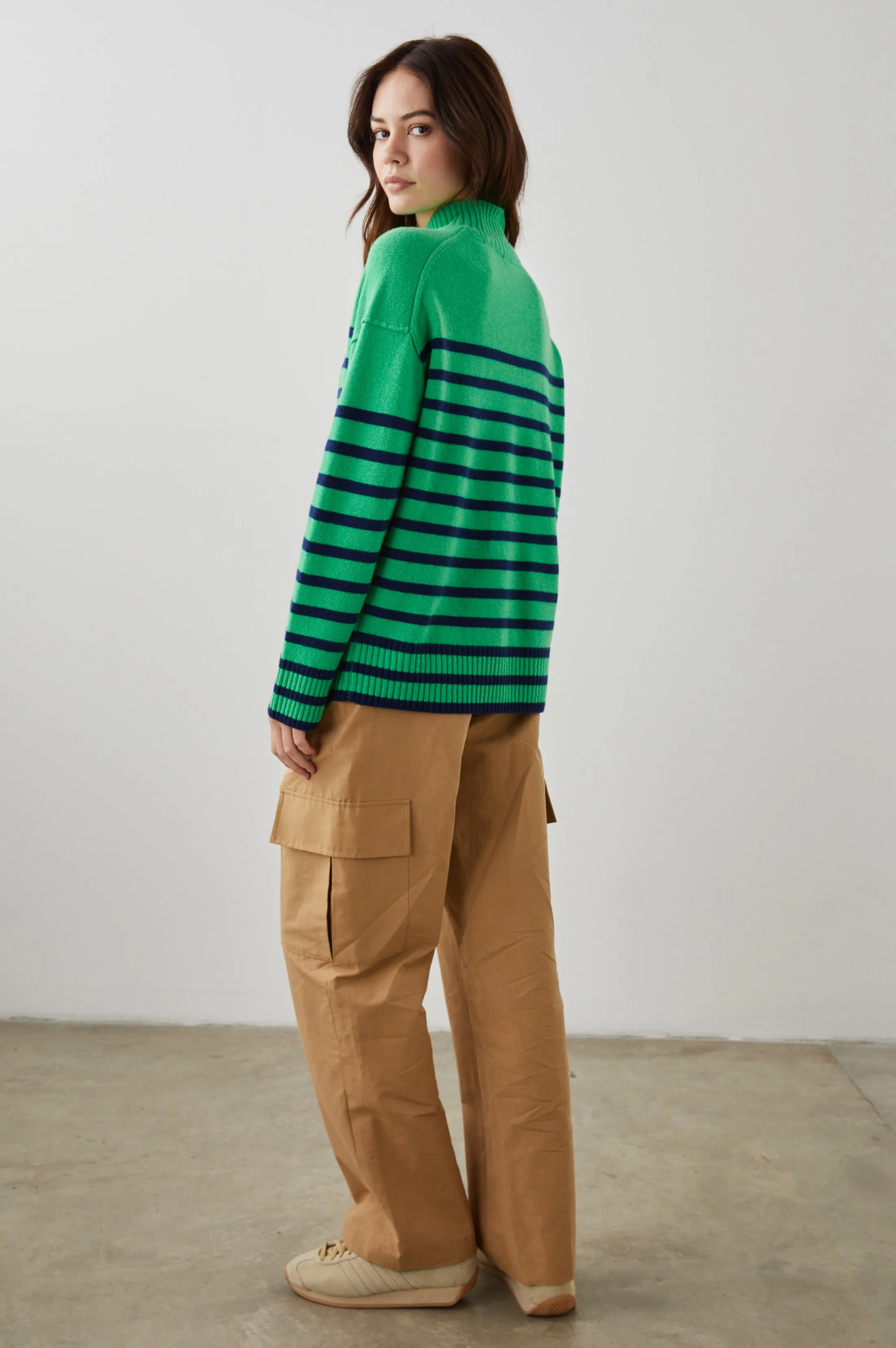 SASHA SWEATER - KELLY NAVY STRIPE sold by Rails product image thumbnail 4