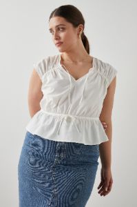 SAVI TOP - WHITE sold by Rails