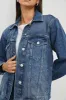 GROVE BOYFRIEND TRUCKER JACKET - INDIGO HAZE sold by Rails