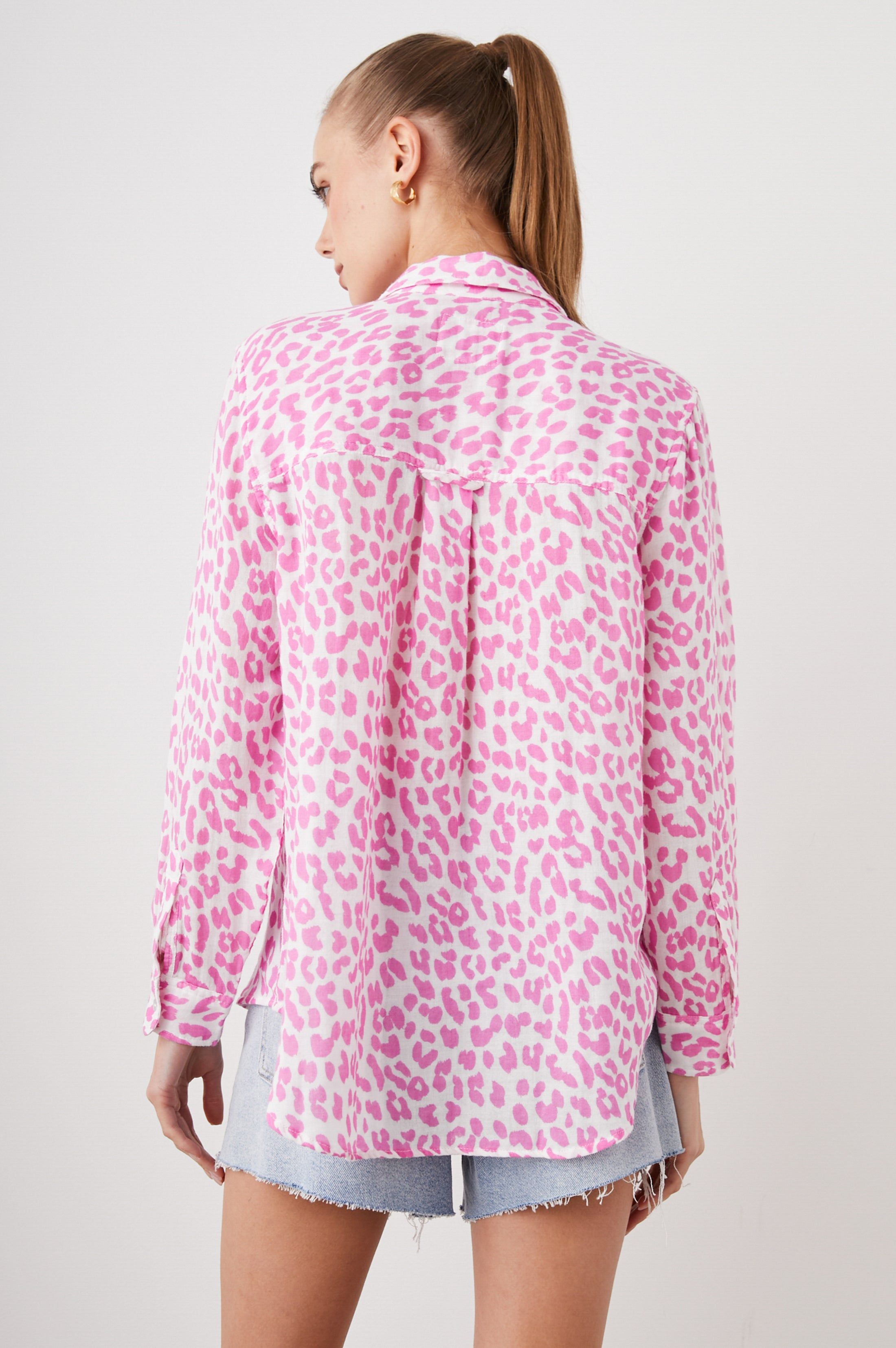 ELLIS SHIRT - FUCHSIA JAGUAR sold by Rails product image thumbnail 6