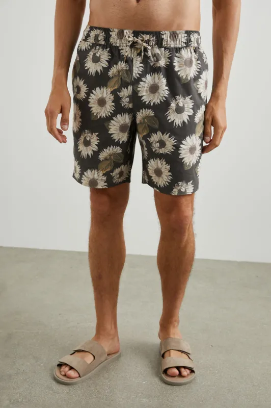 KIAN SWIM SHORT - SUNFLOWER TWIRL BARK sold by Rails