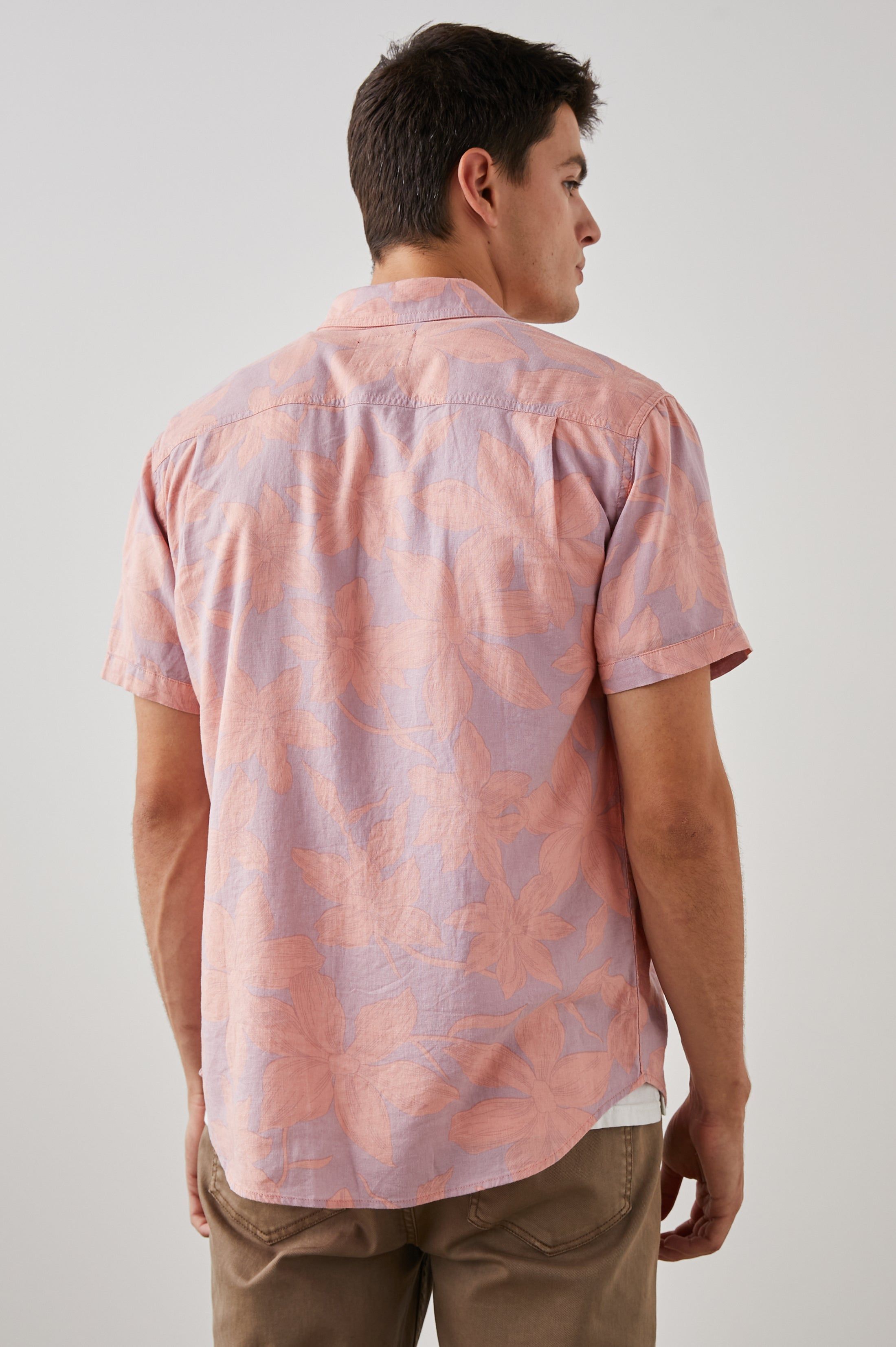 CARSON SHIRT - GARDEN SANDS FLAMINGO sold by Rails product image thumbnail 5