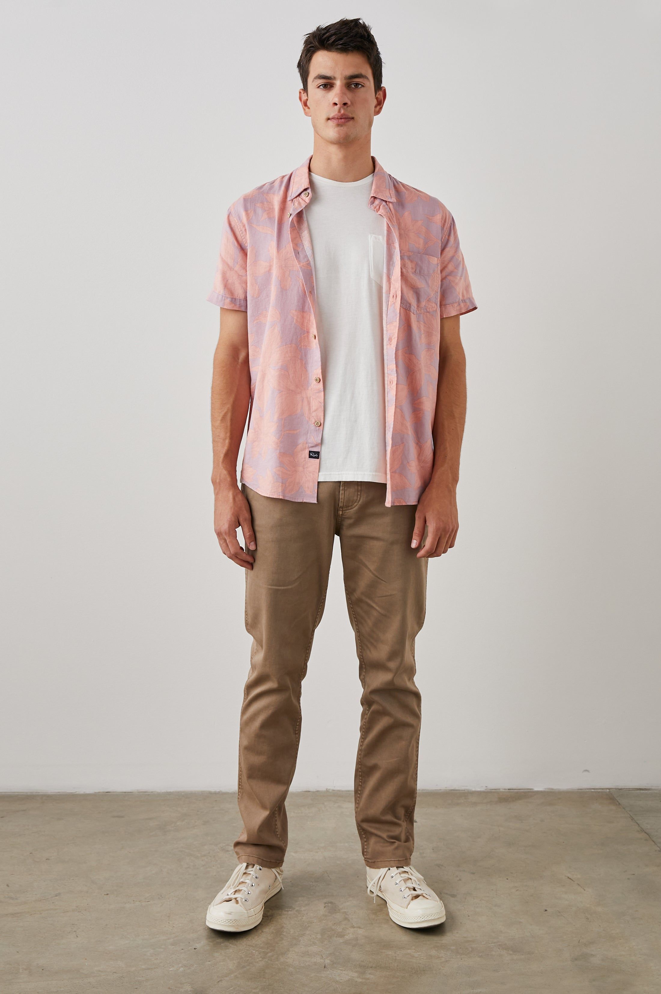 CARSON SHIRT - GARDEN SANDS FLAMINGO sold by Rails product image thumbnail 3
