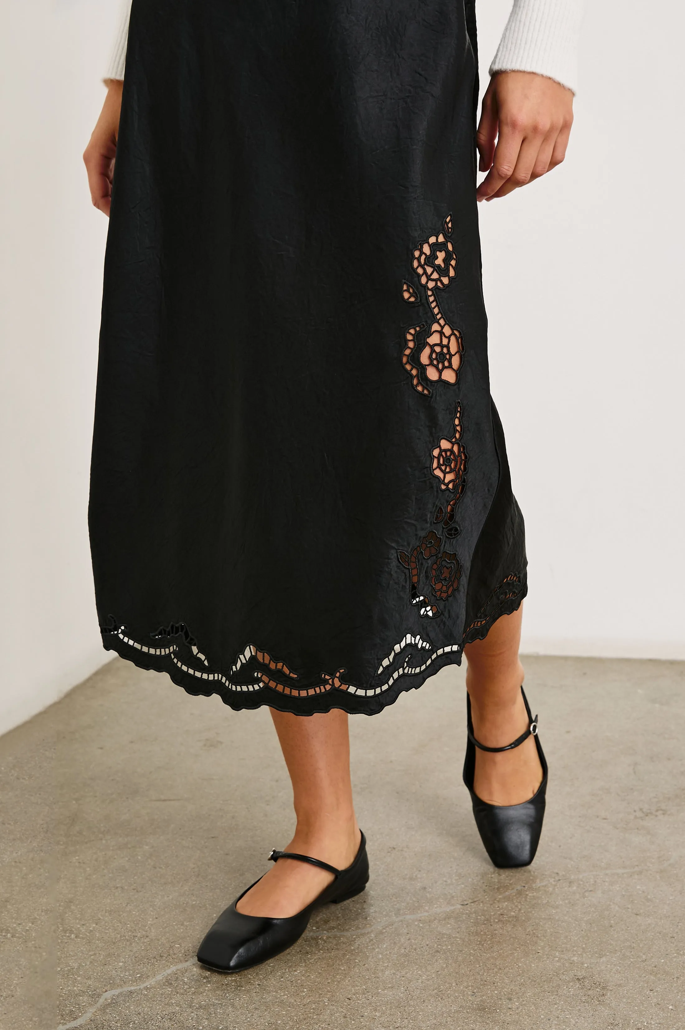 ANYA SKIRT - BLACK EYELET sold by Rails product image thumbnail 2
