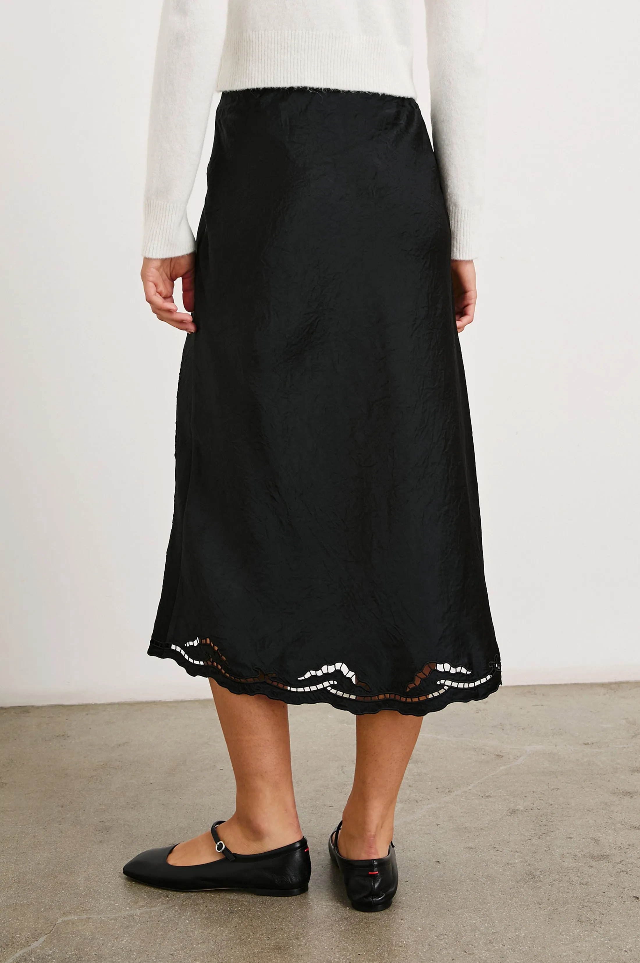 ANYA SKIRT - BLACK EYELET sold by Rails product image thumbnail 4