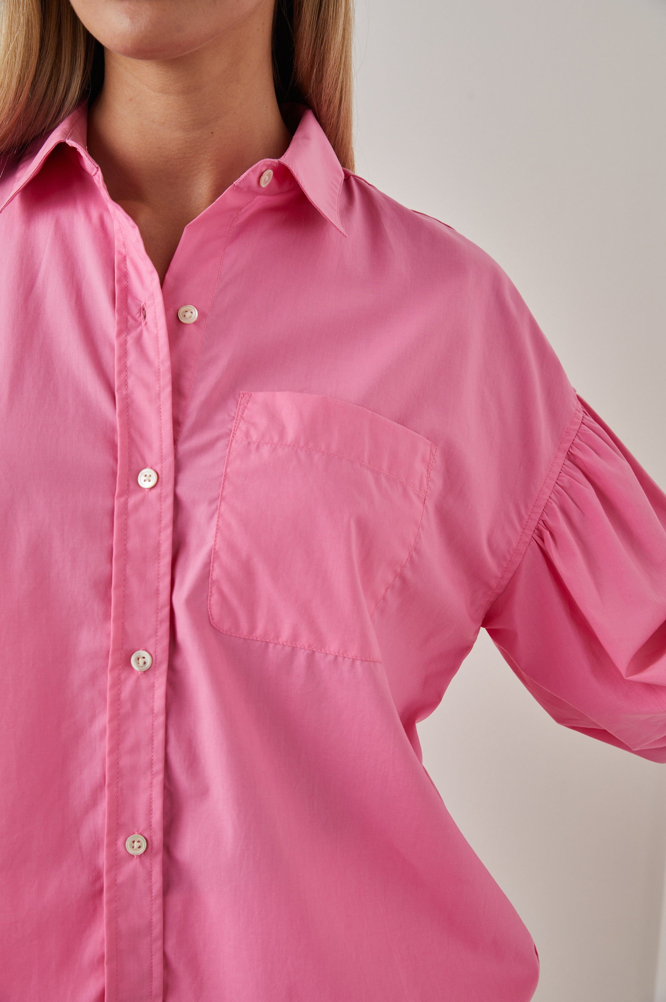 JANAE SHIRT - HOT PINK sold by Rails product image thumbnail 3