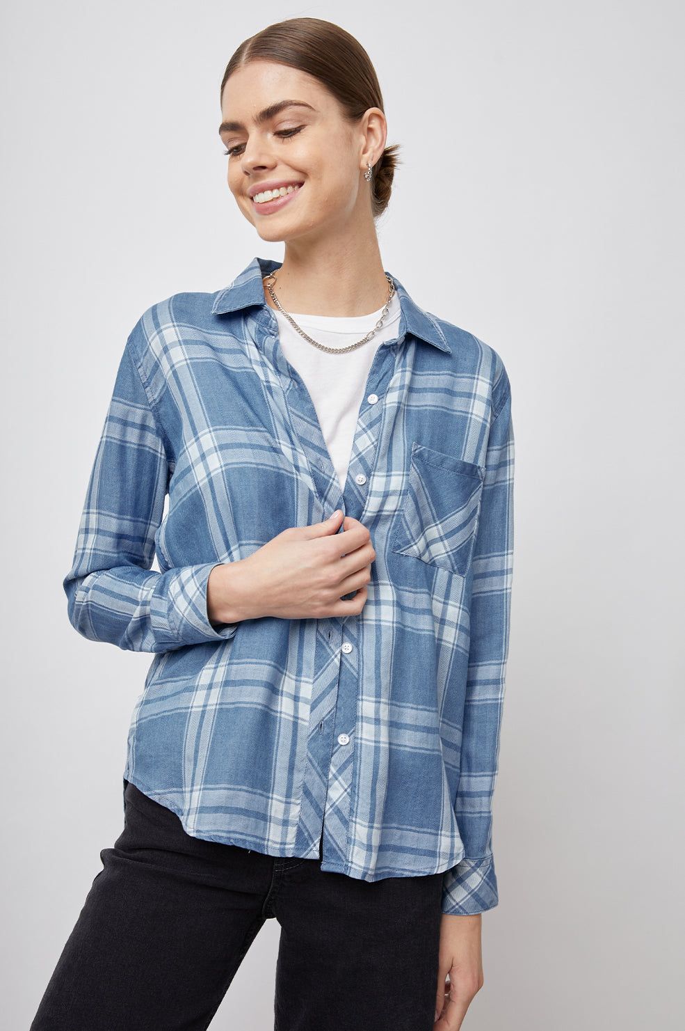 HUNTER SHIRT - HARBOR WHITE sold by Rails product image thumbnail 3