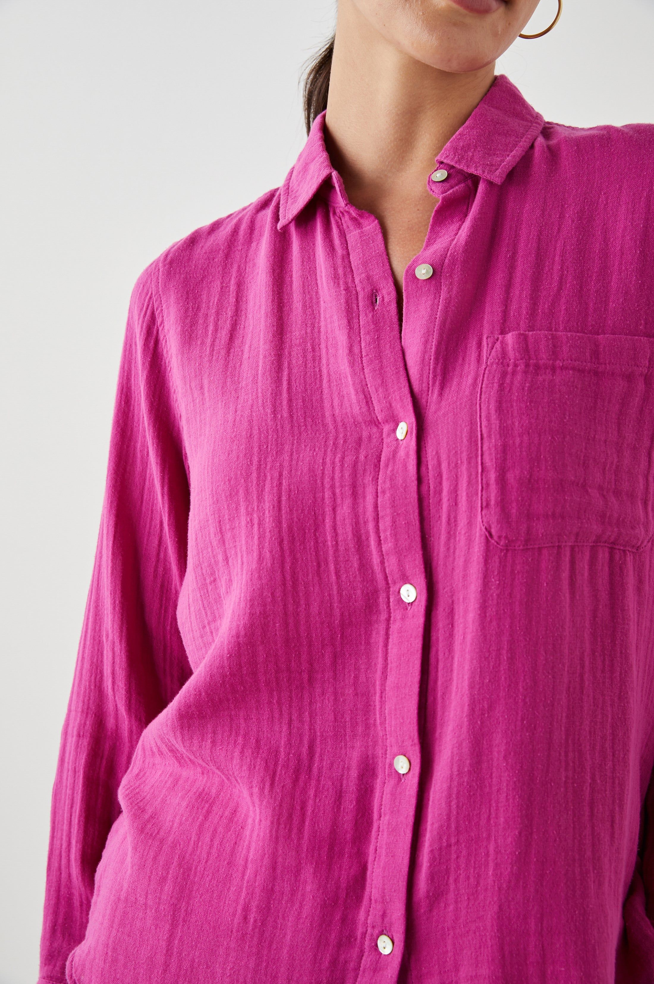 ELLIS SHIRT - BERRY sold by Rails product image thumbnail 2