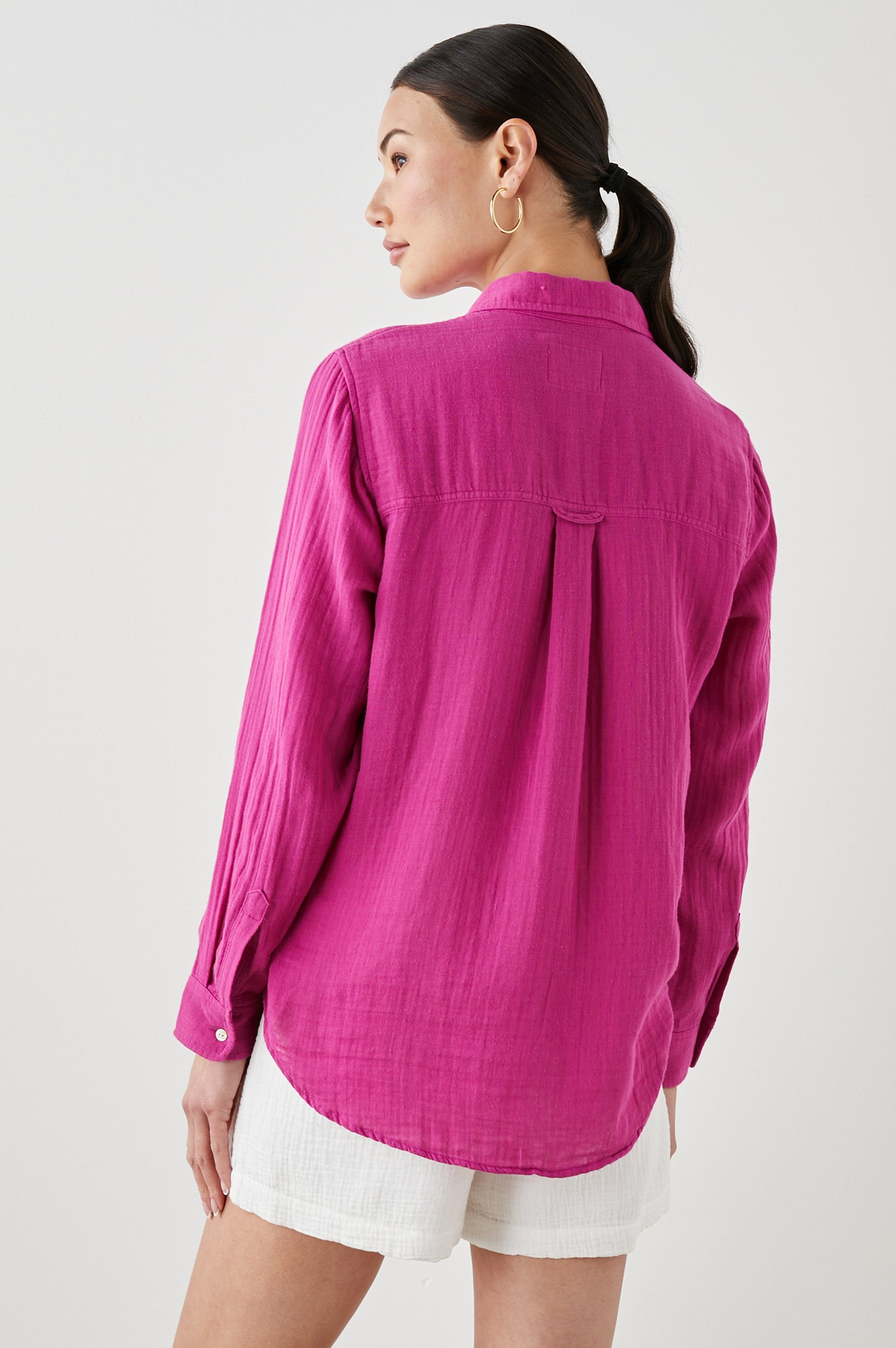 ELLIS SHIRT - BERRY sold by Rails product image thumbnail 4