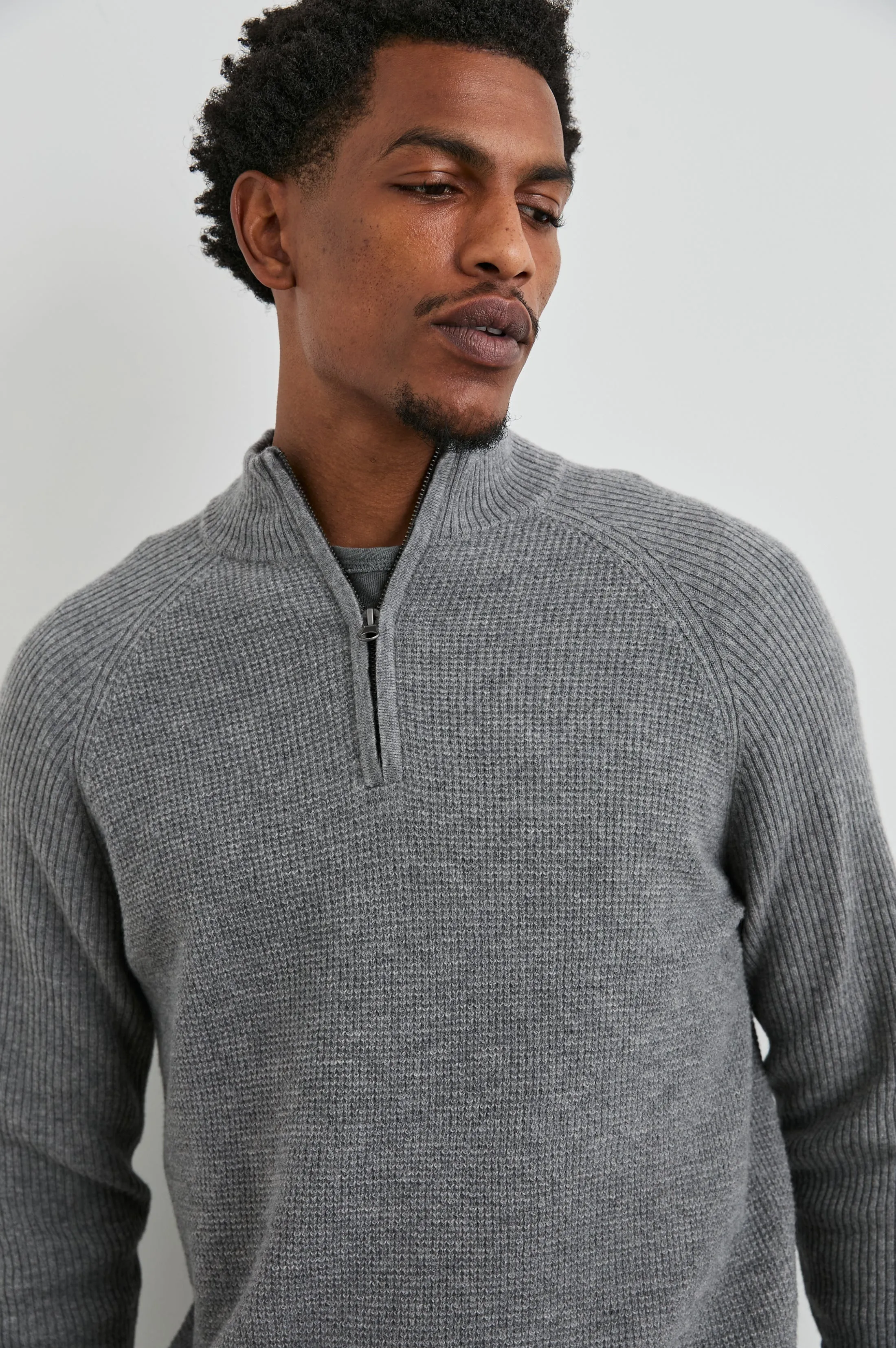 STARK QUARTER ZIP - FINCH sold by Rails product image thumbnail 4