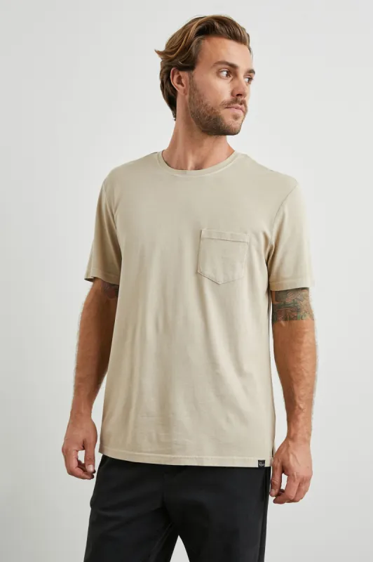 JOHNNY T-SHIRT - DESERT SAND sold by Rails