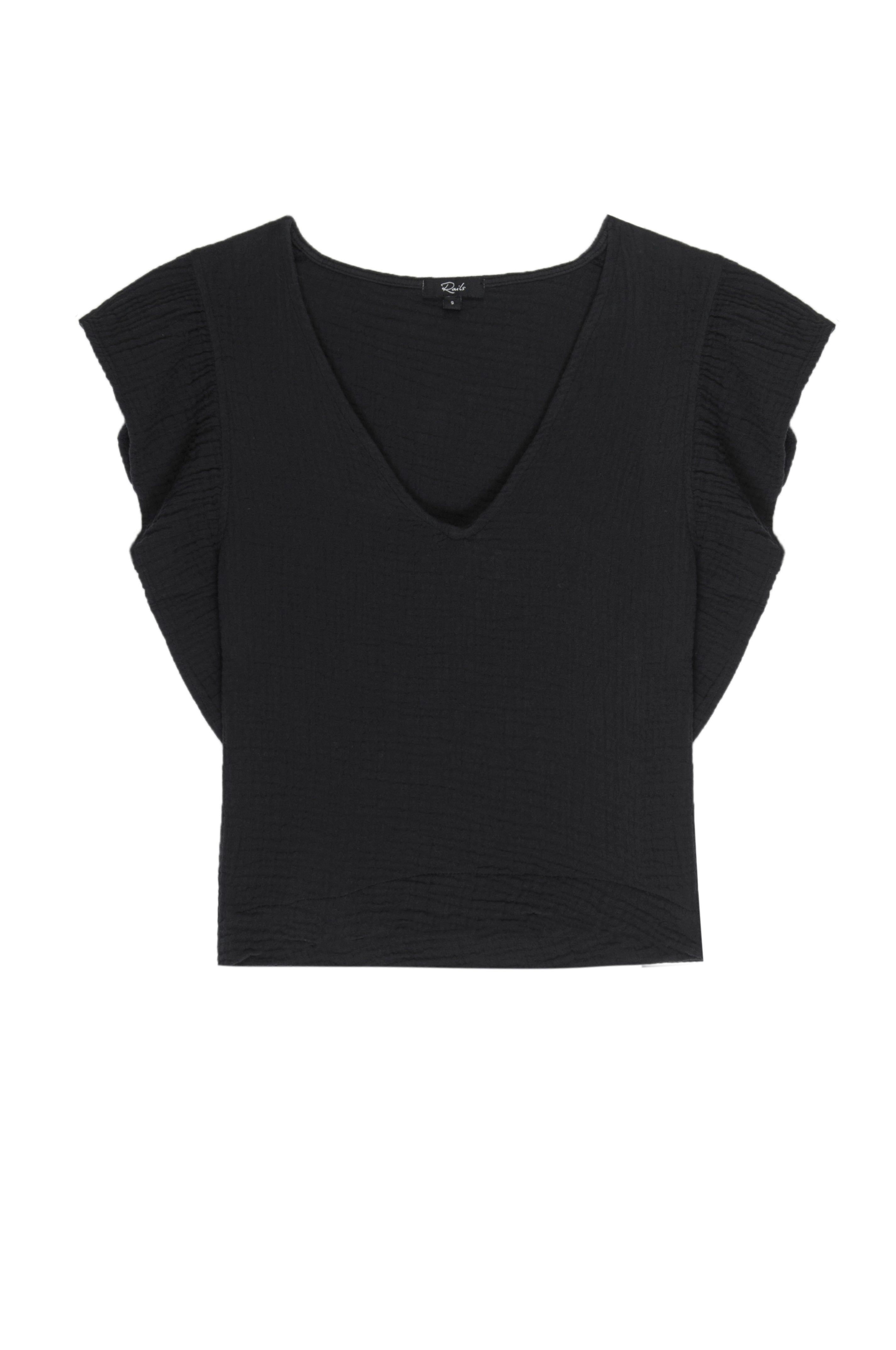 MILEY TOP - BLACK sold by Rails product image thumbnail 6