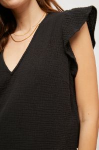 MILEY TOP - BLACK sold by Rails
