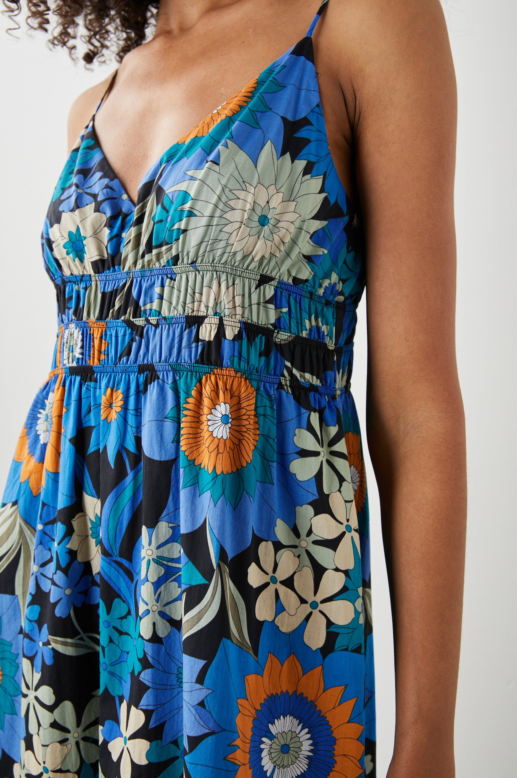 JUSTINE DRESS - AZUL WILDFLOWER sold by Rails product image thumbnail 2