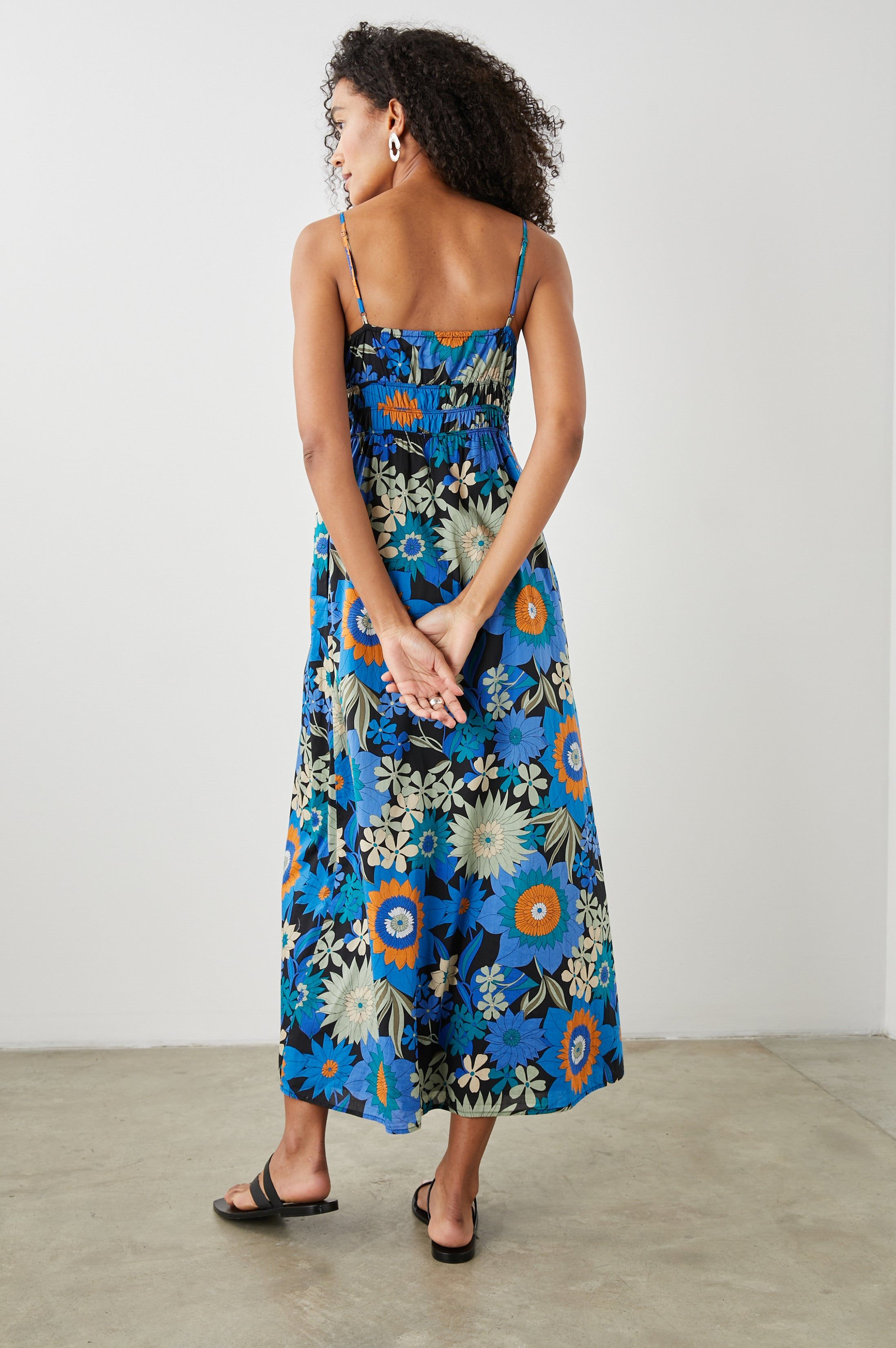 JUSTINE DRESS - AZUL WILDFLOWER sold by Rails product image thumbnail 5