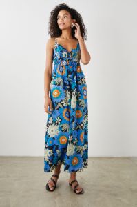 JUSTINE DRESS - AZUL WILDFLOWER sold by Rails