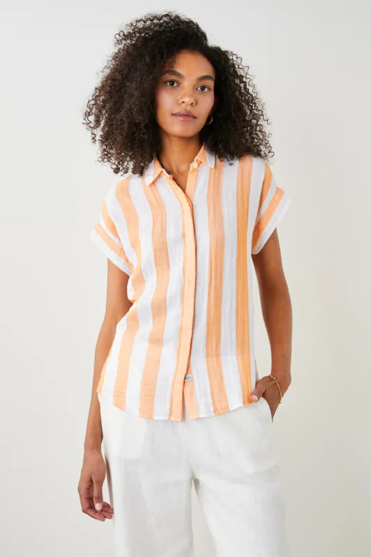 JAMIE SHIRT - ORTONA STRIPE sold by Rails