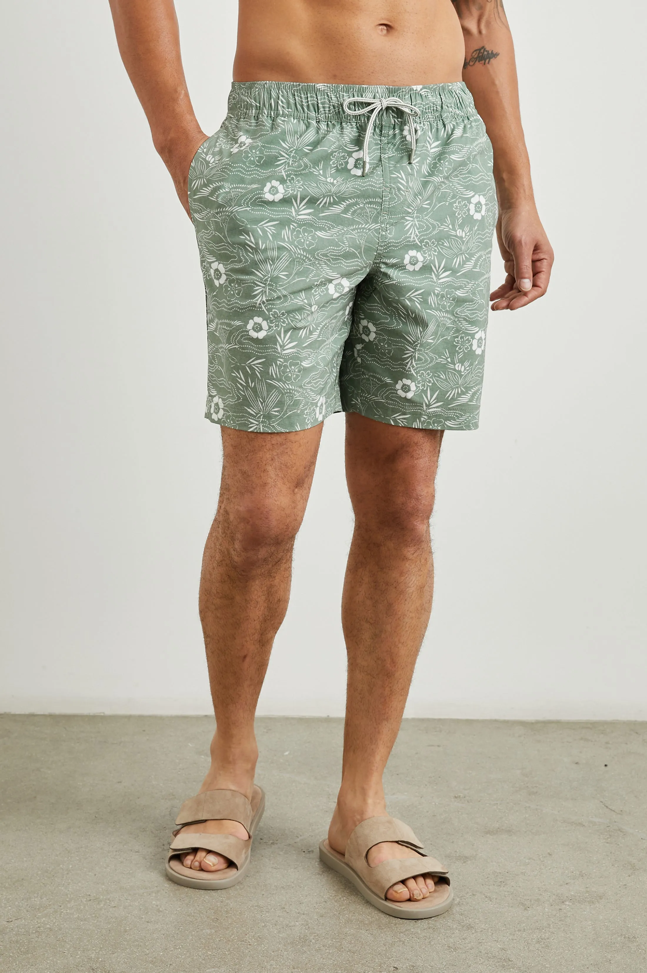 KIAN SWIM SHORT - JAPANESE STENCIL FATIGUE sold by Rails product image thumbnail 5