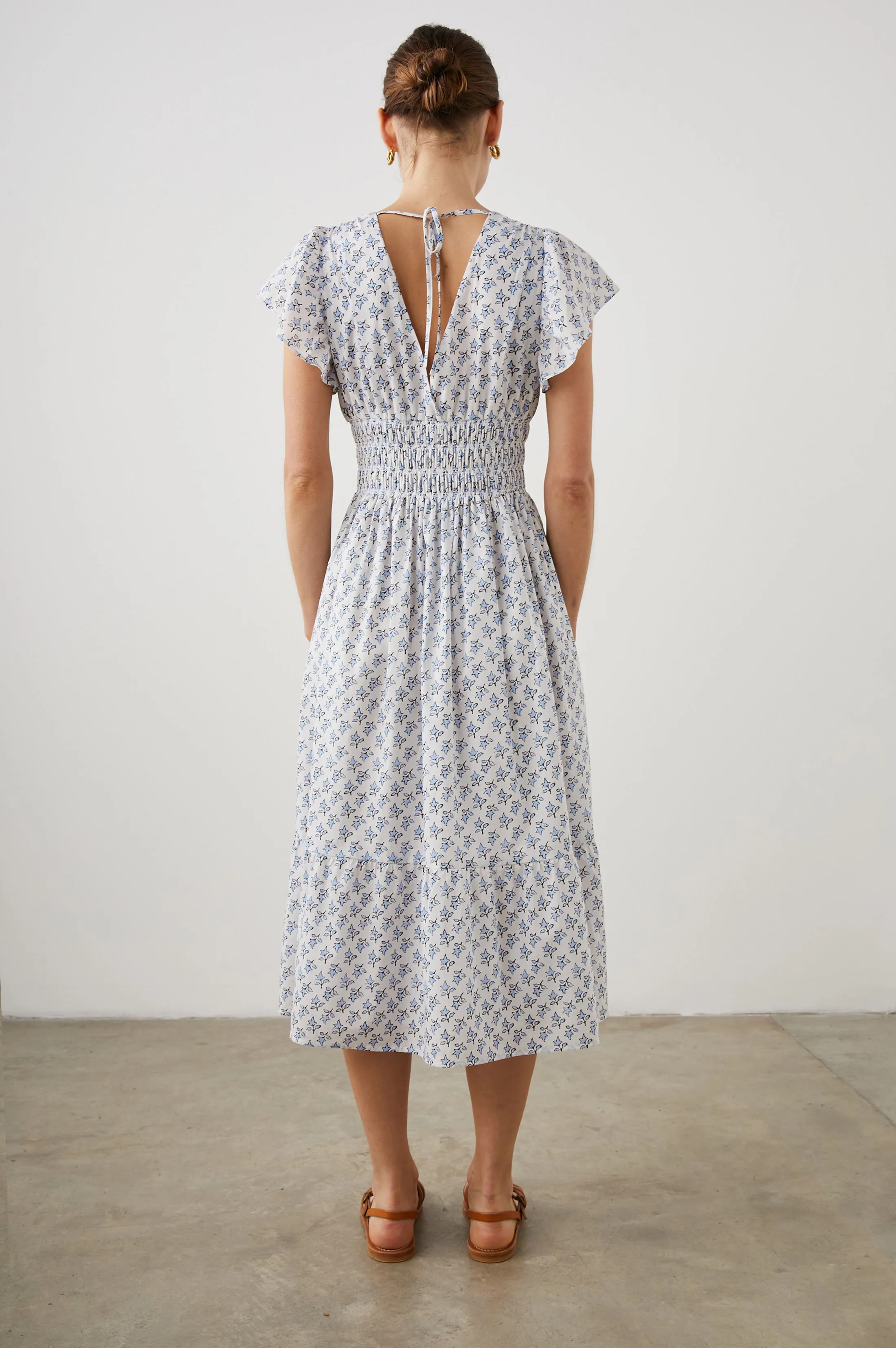 SEONA DRESS - WHITE BLUE IVY sold by Rails product image thumbnail 5