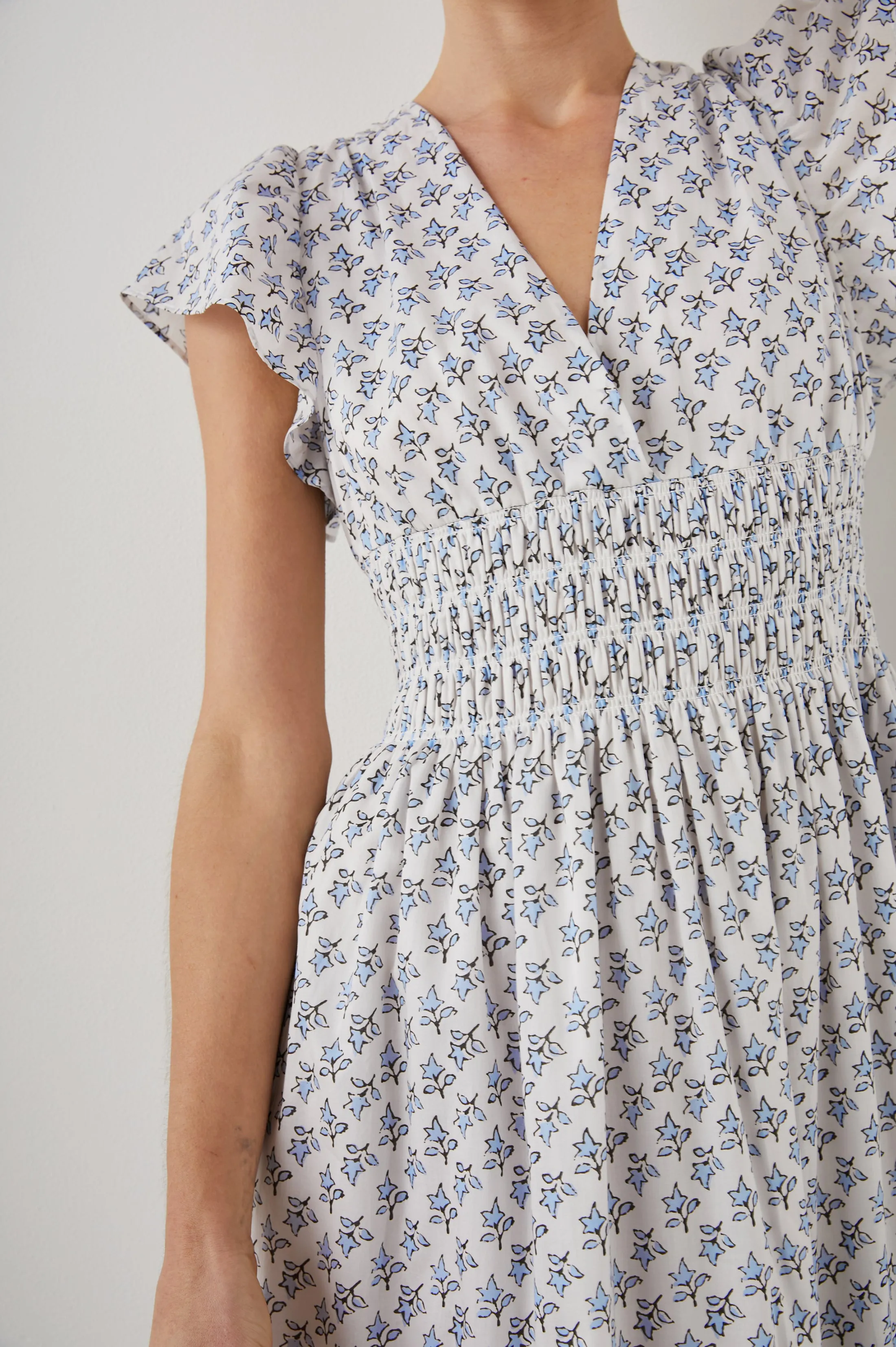 SEONA DRESS - WHITE BLUE IVY sold by Rails product image thumbnail 2
