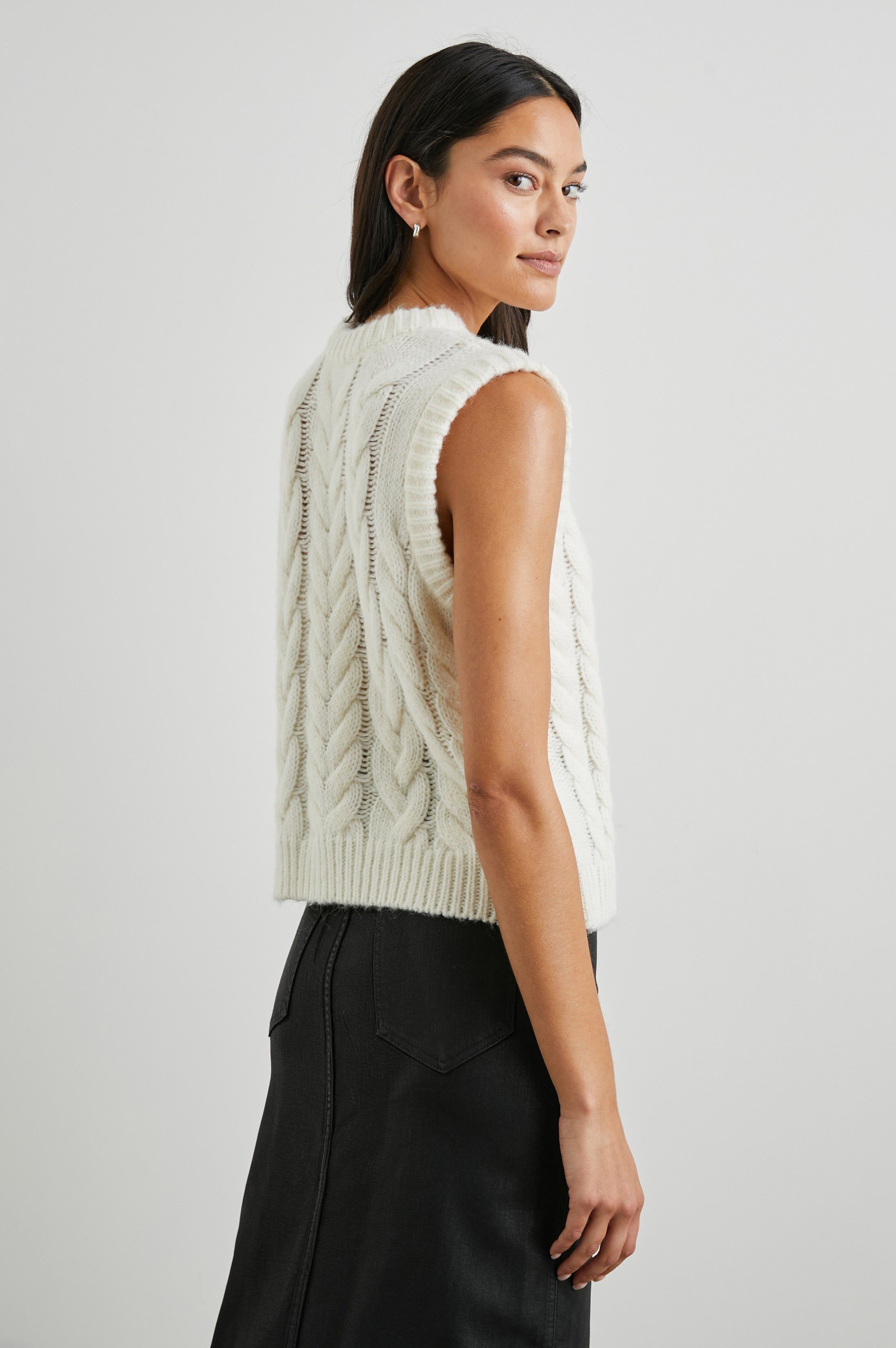 ALEXIS SWEATER VEST - IVORY sold by Rails product image thumbnail 5