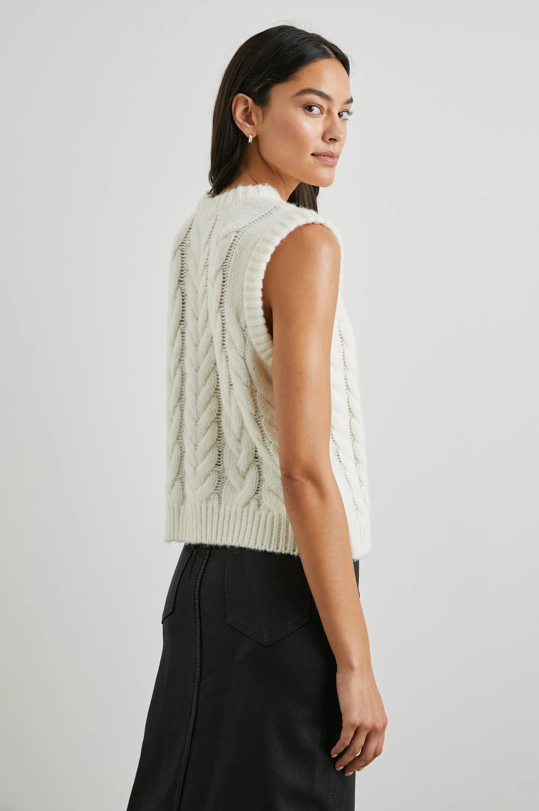 ALEXIS SWEATER VEST - IVORY sold by Rails product image thumbnail 5