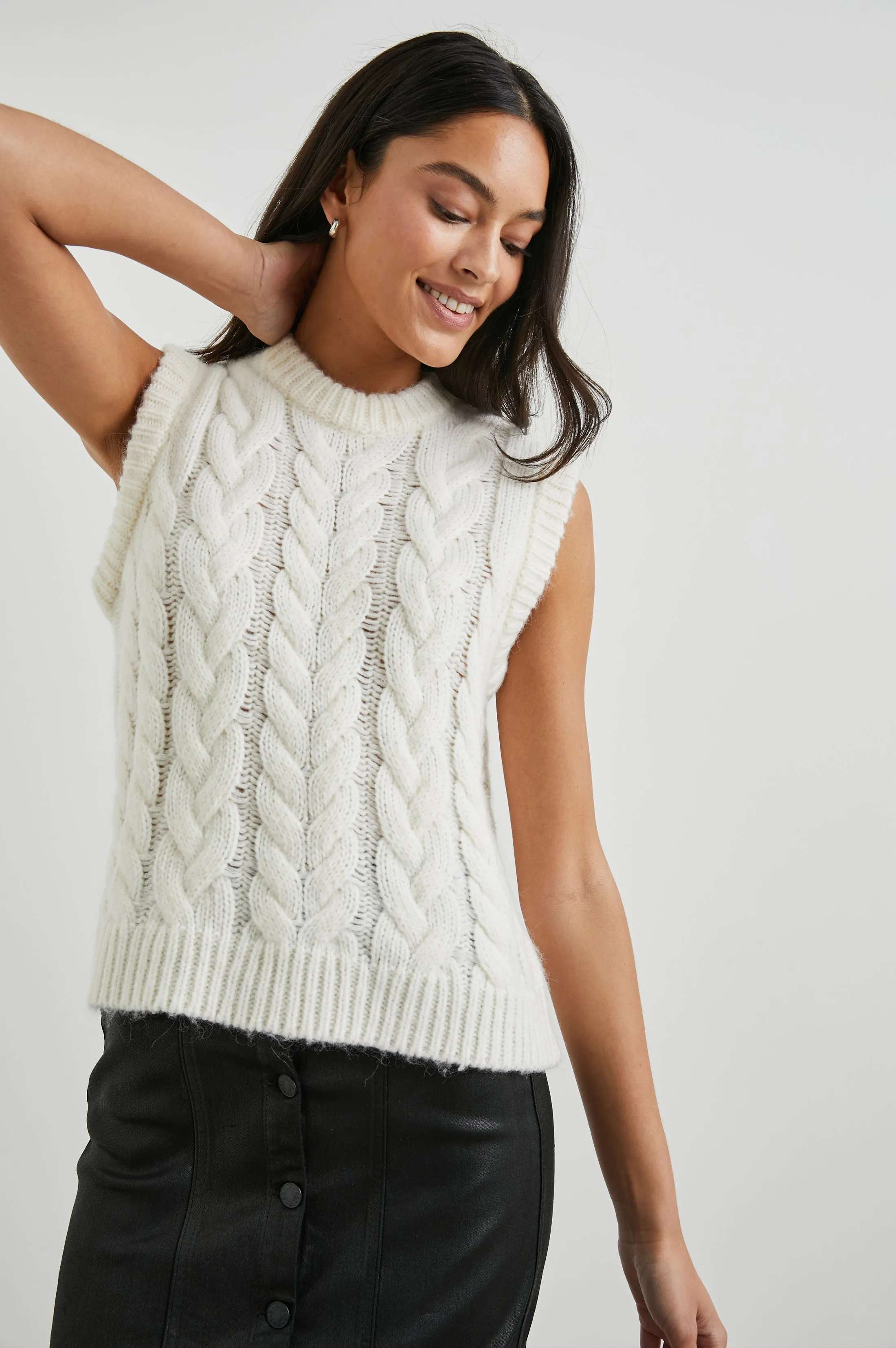 ALEXIS SWEATER VEST - IVORY sold by Rails product image thumbnail 4
