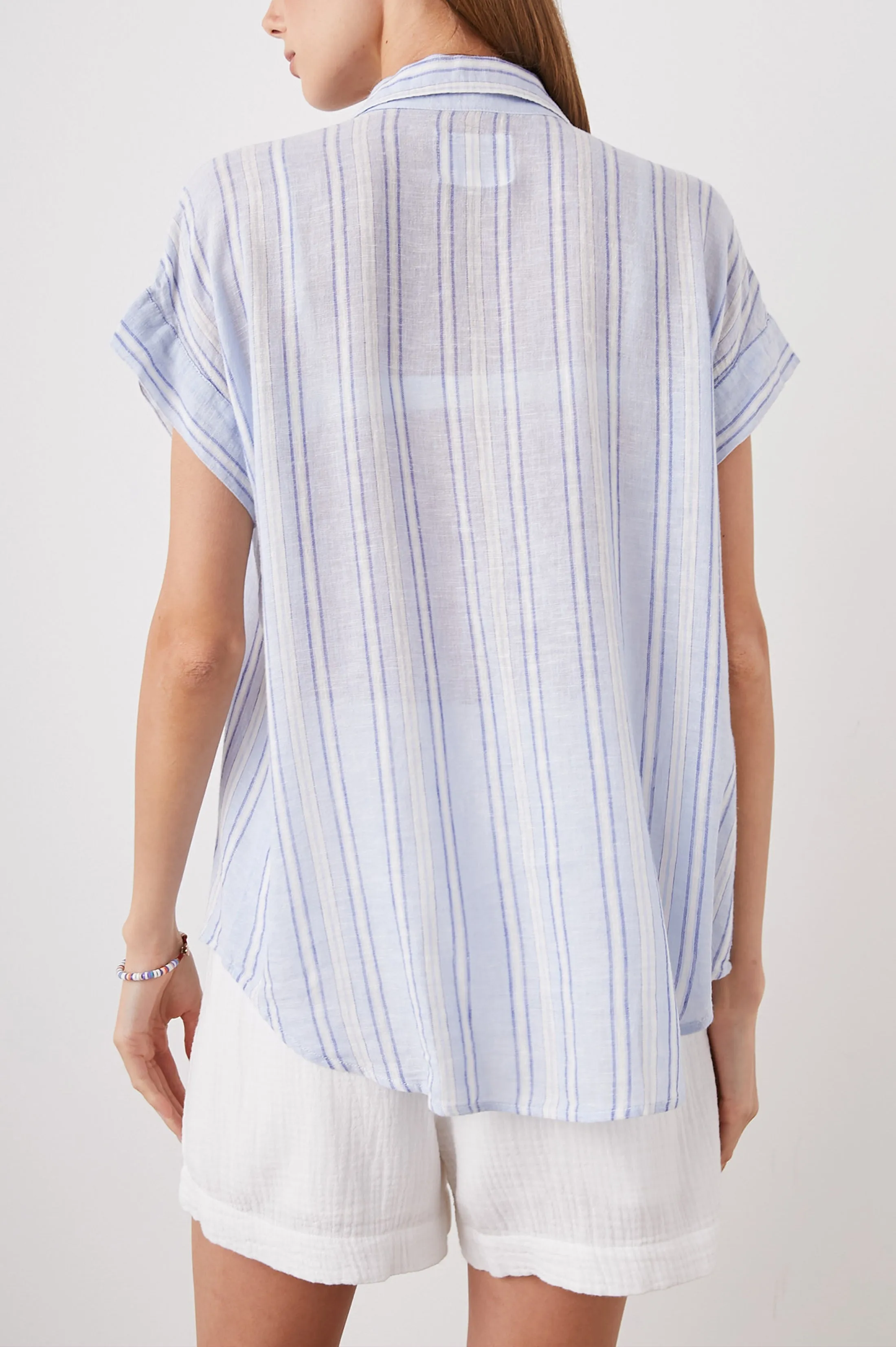 JAMIE SHIRT - NAPOLI STRIPE sold by Rails product image thumbnail 4