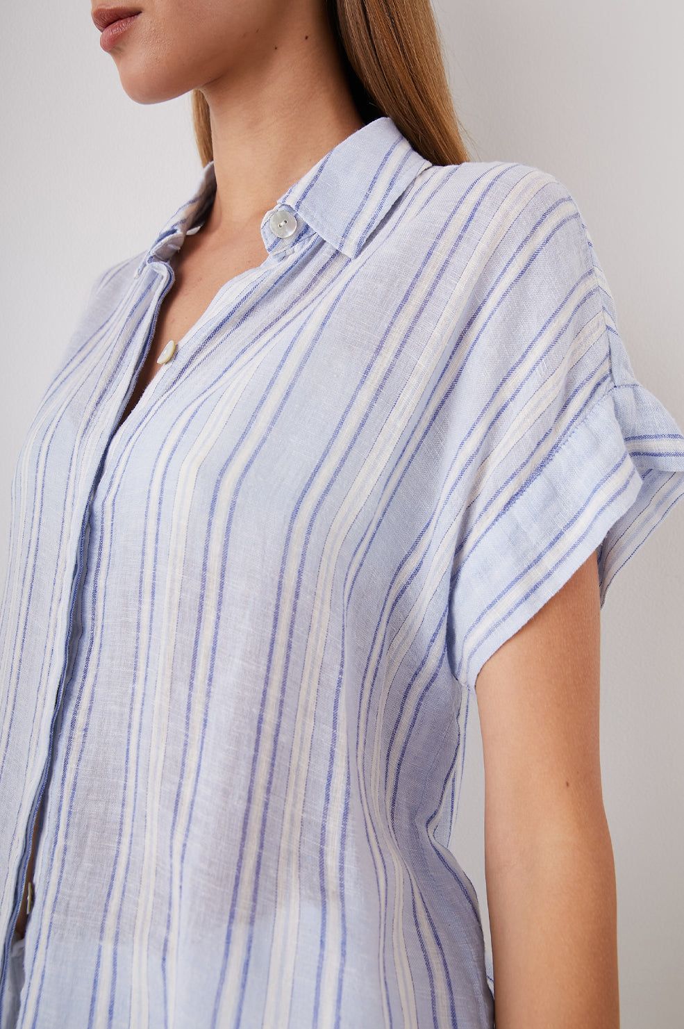 JAMIE SHIRT - NAPOLI STRIPE sold by Rails product image thumbnail 2