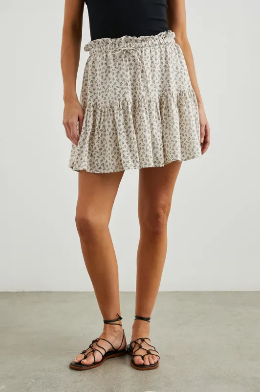 HALSEY SKIRT - BELLA FLORAL sold by Rails
